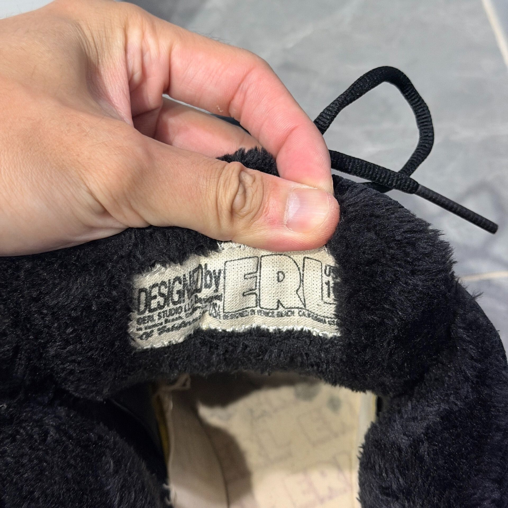 ERL ERL Navy Suede Slip-On Shoes Size US 10 / EU 43 - 5 Thumbnail
