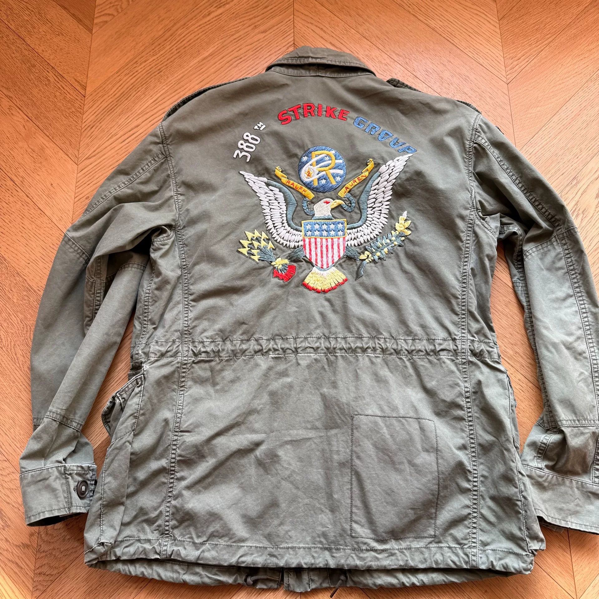 Ralph Lauren RL Vintage Washed Embroidered M65 Jacket Size US L / EU 52-54 / 3 - 2 Thumbnail