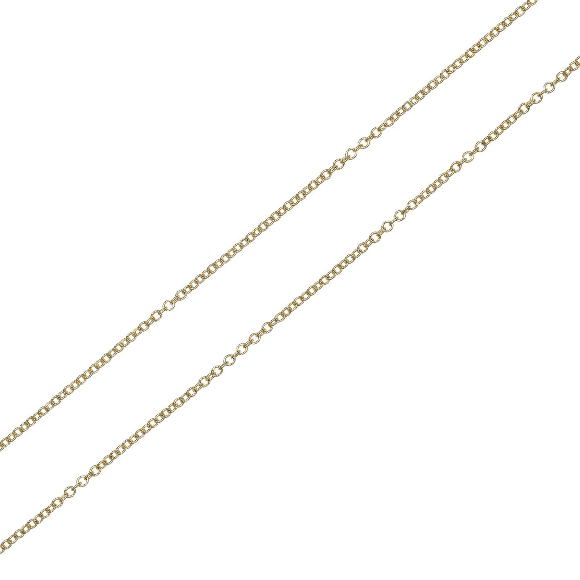 Tiffany & Co. Tiffany & Co. Open Heart Necklace in 18K Yellow Gold with Diamonds, Approx. 7.86g Size ONE SIZE - 5 Thumbnail