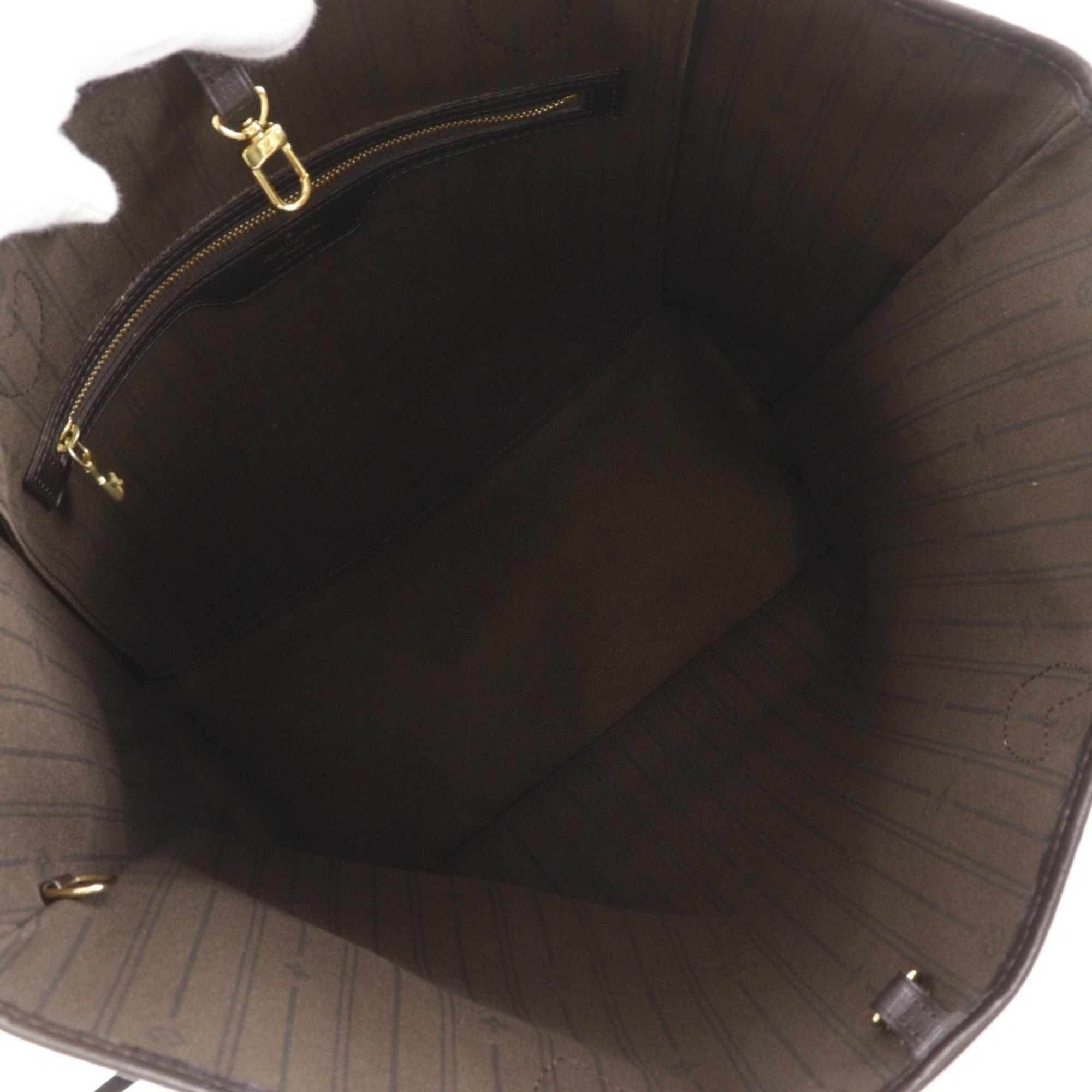 Louis Vuitton Louis Vuitton Neverfull MM Tote Bag, Monogram Idylle, Cotton and Nylon, Fuzan, 2013, Brown, SA4183, A4 Size, Women's Size ONE SIZE - 7 Thumbnail