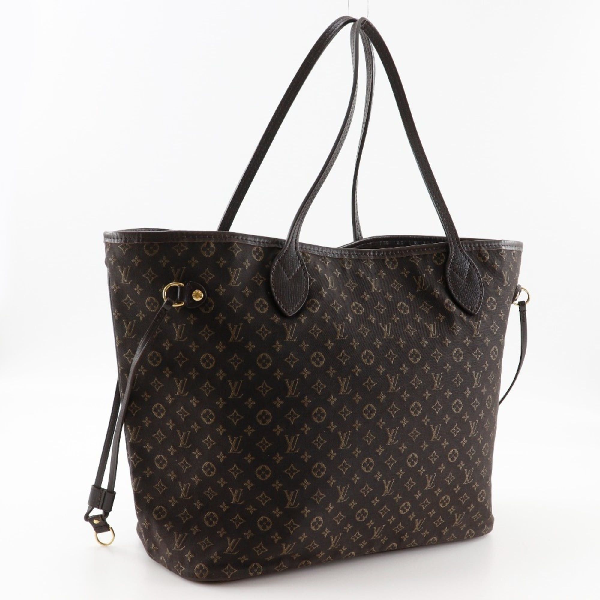 Louis Vuitton Louis Vuitton Neverfull MM Tote Bag, Monogram Idylle, Cotton and Nylon, Fuzan, 2013, Brown, SA4183, A4 Size, Women's Size ONE SIZE - 3 Thumbnail