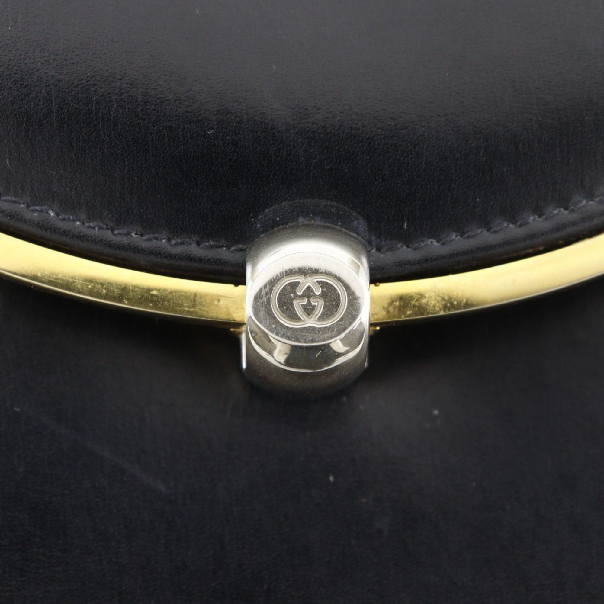 Gucci Gucci Old Shoulder Bag 2-Way Clutch Calfskin Black Flap Women's Size ONE SIZE - 13 Thumbnail