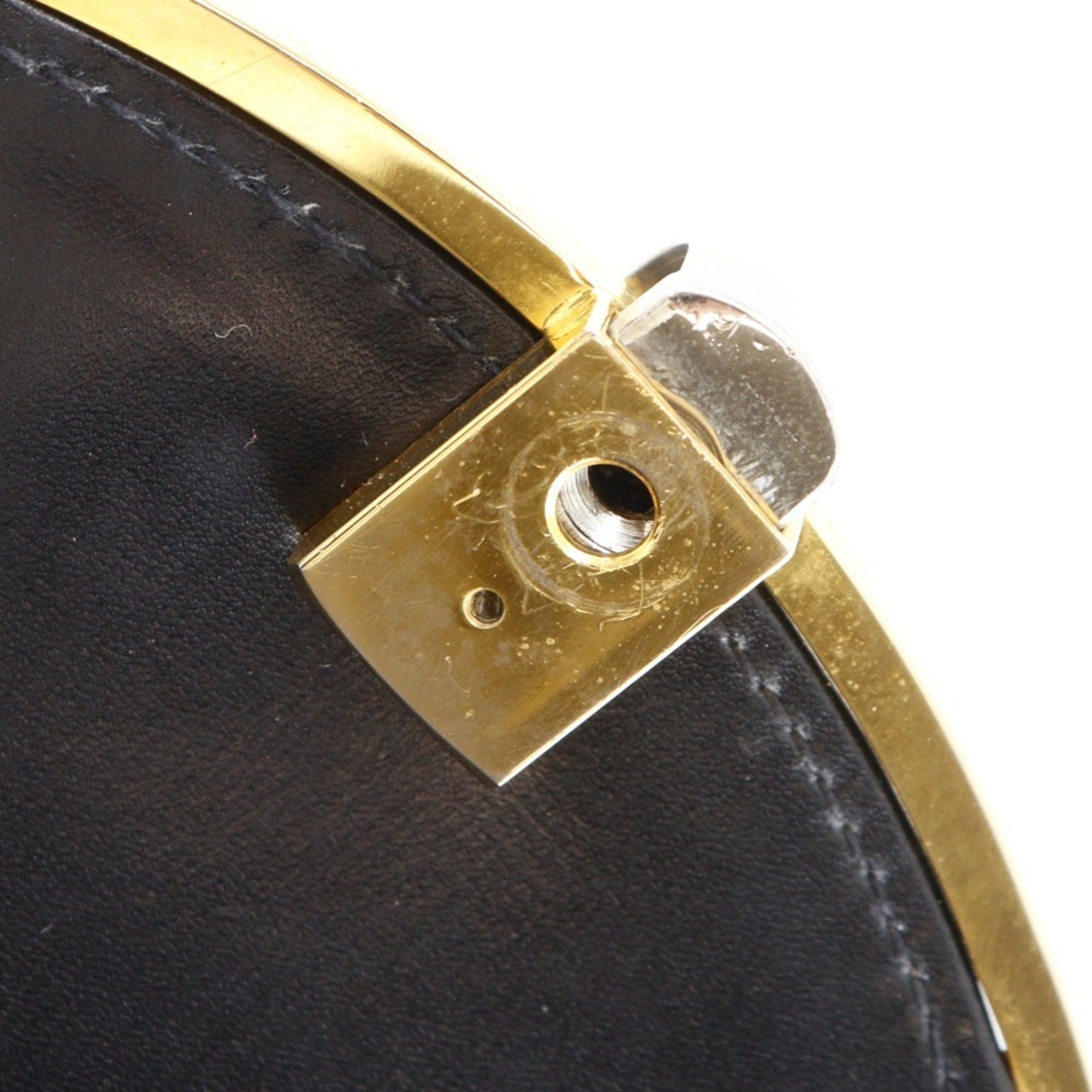 Gucci Gucci Old Shoulder Bag 2-Way Clutch Calfskin Black Flap Women's Size ONE SIZE - 15 Thumbnail