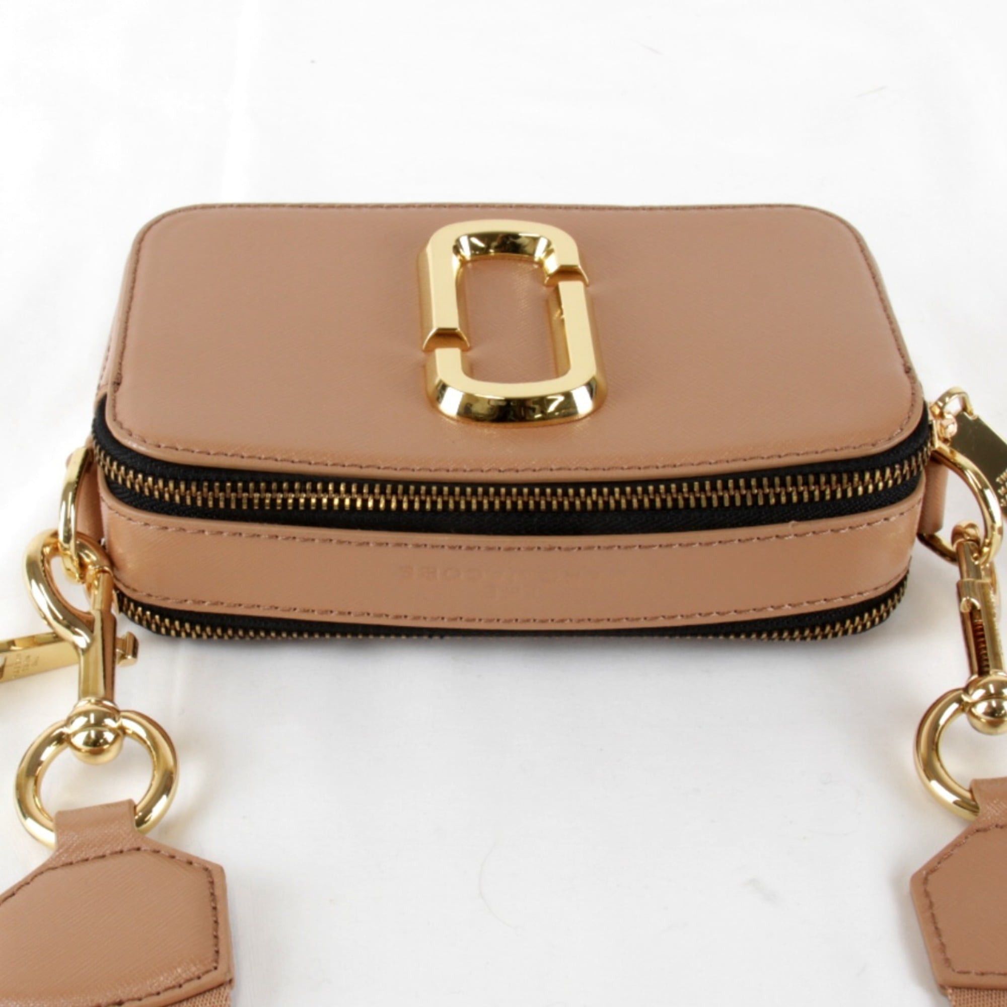 Marc Jacobs MARC JACOBS Snap Shoulder Bag, Leather, Brown, Women's Size ONE SIZE - 6 Thumbnail