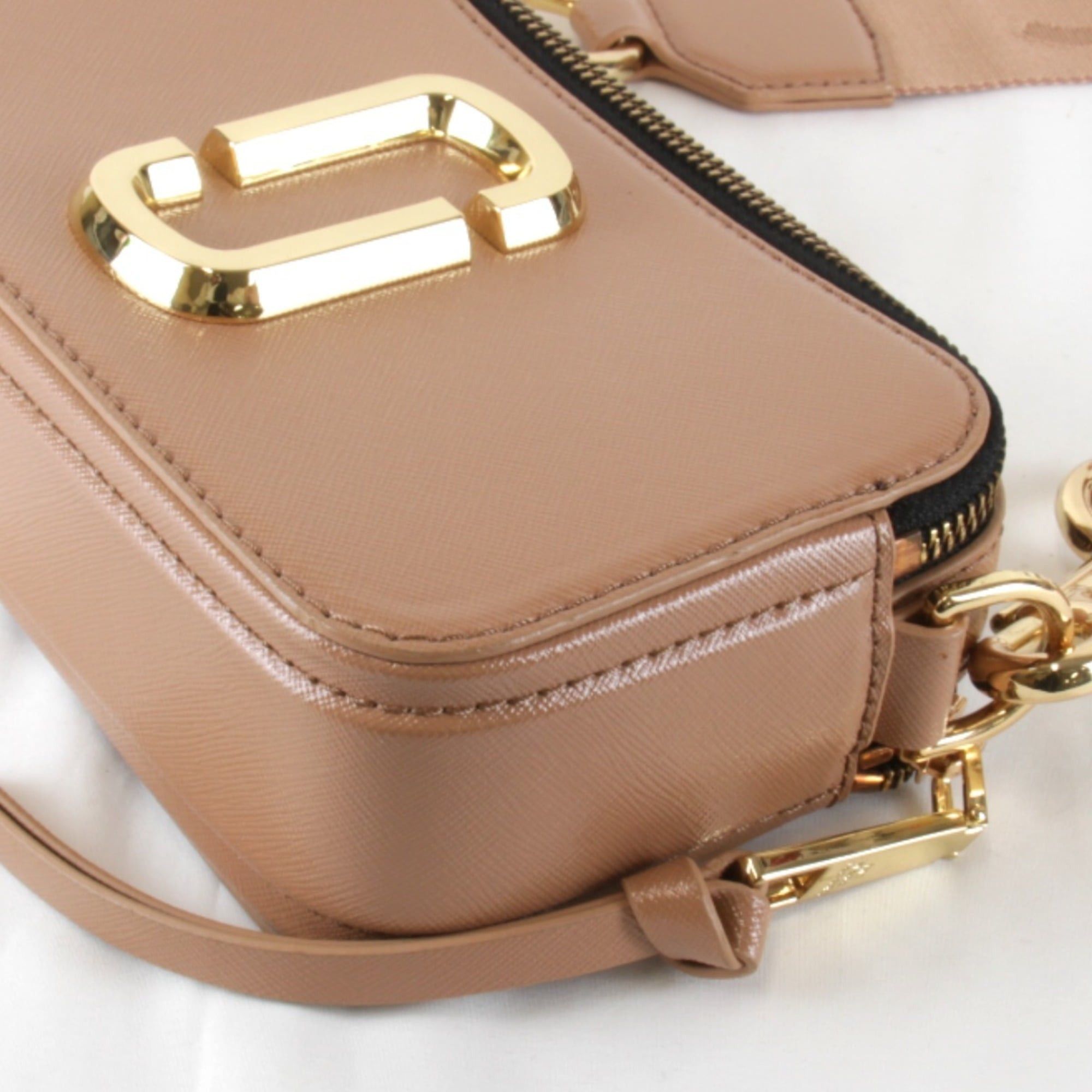 Marc Jacobs MARC JACOBS Snap Shoulder Bag, Leather, Brown, Women's Size ONE SIZE - 3 Thumbnail
