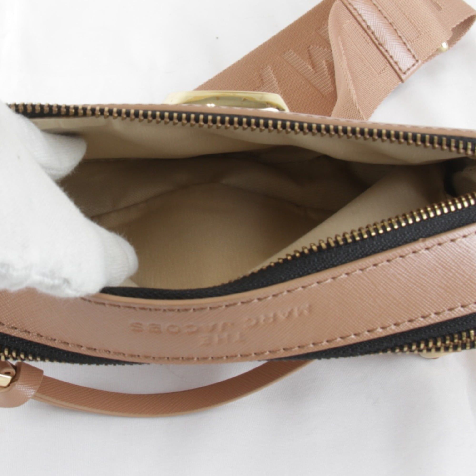 Marc Jacobs MARC JACOBS Snap Shoulder Bag, Leather, Brown, Women's Size ONE SIZE - 11 Thumbnail