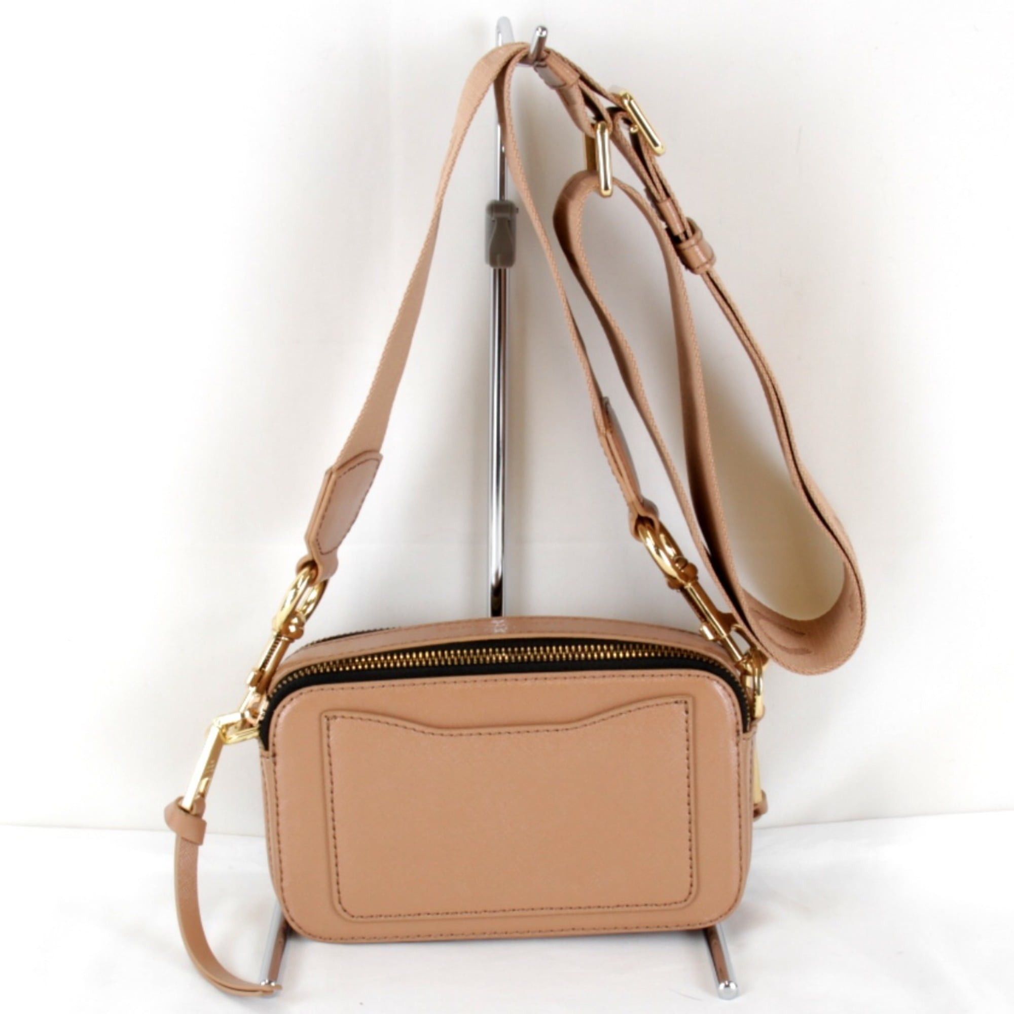 Marc Jacobs MARC JACOBS Snap Shoulder Bag, Leather, Brown, Women's Size ONE SIZE - 2 Thumbnail