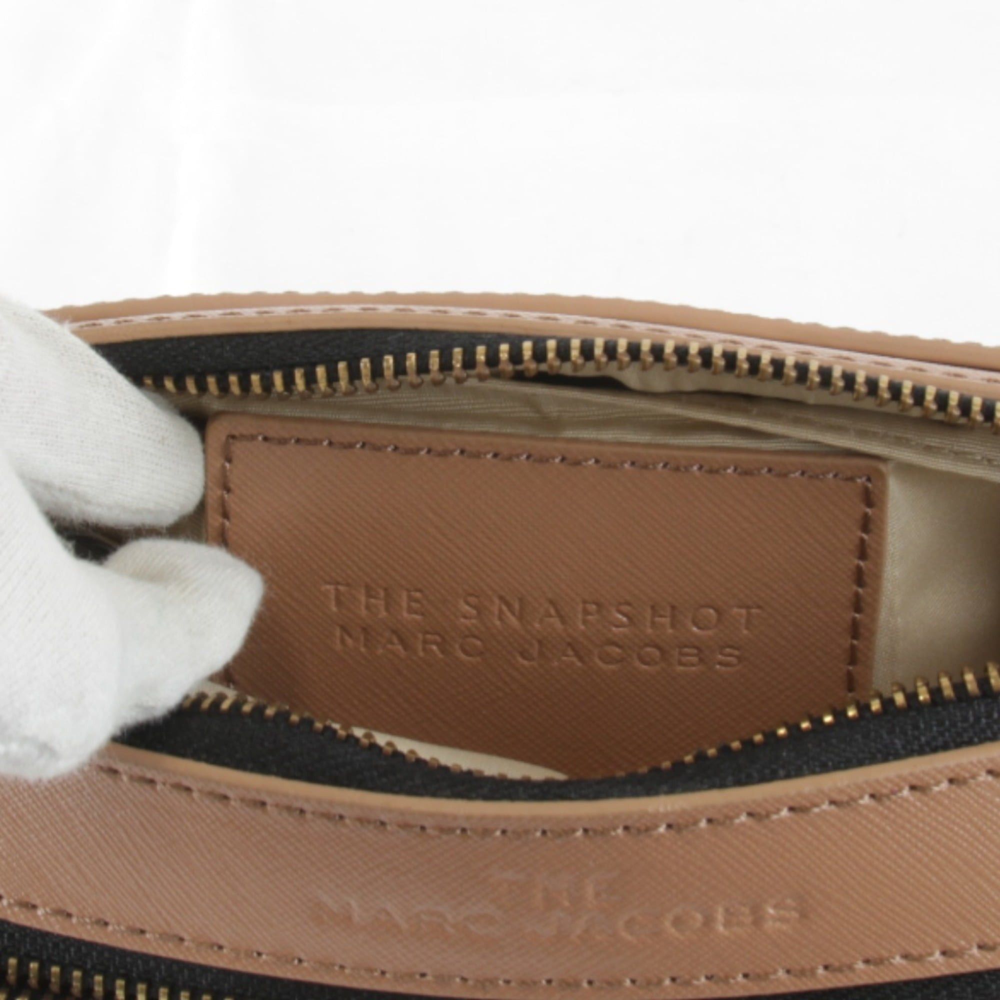 Marc Jacobs MARC JACOBS Snap Shoulder Bag, Leather, Brown, Women's Size ONE SIZE - 12 Thumbnail