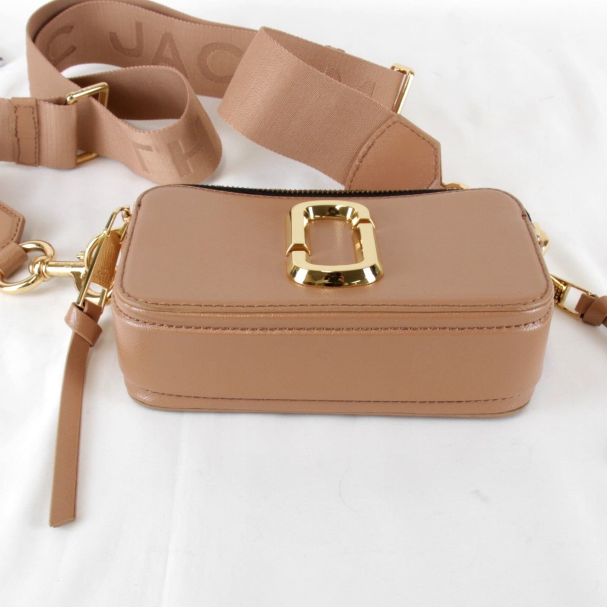 Marc Jacobs MARC JACOBS Snap Shoulder Bag, Leather, Brown, Women's Size ONE SIZE - 5 Thumbnail