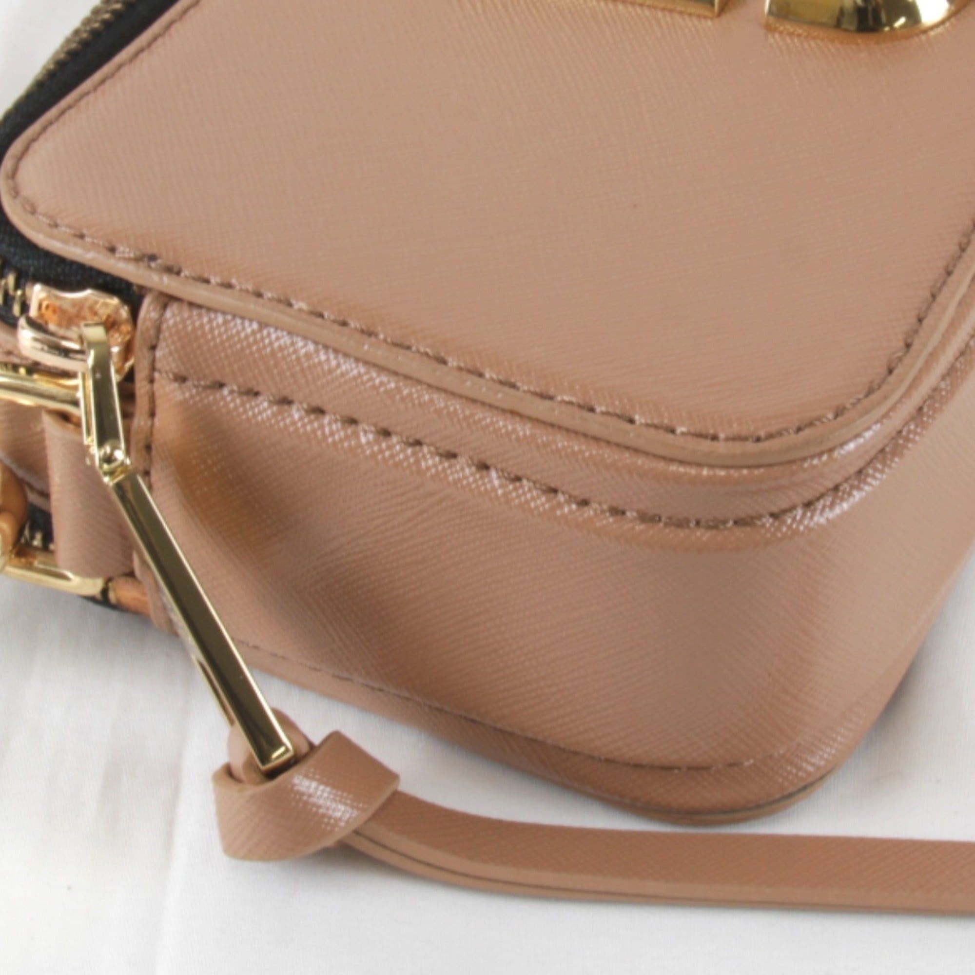 Marc Jacobs MARC JACOBS Snap Shoulder Bag, Leather, Brown, Women's Size ONE SIZE - 4 Thumbnail
