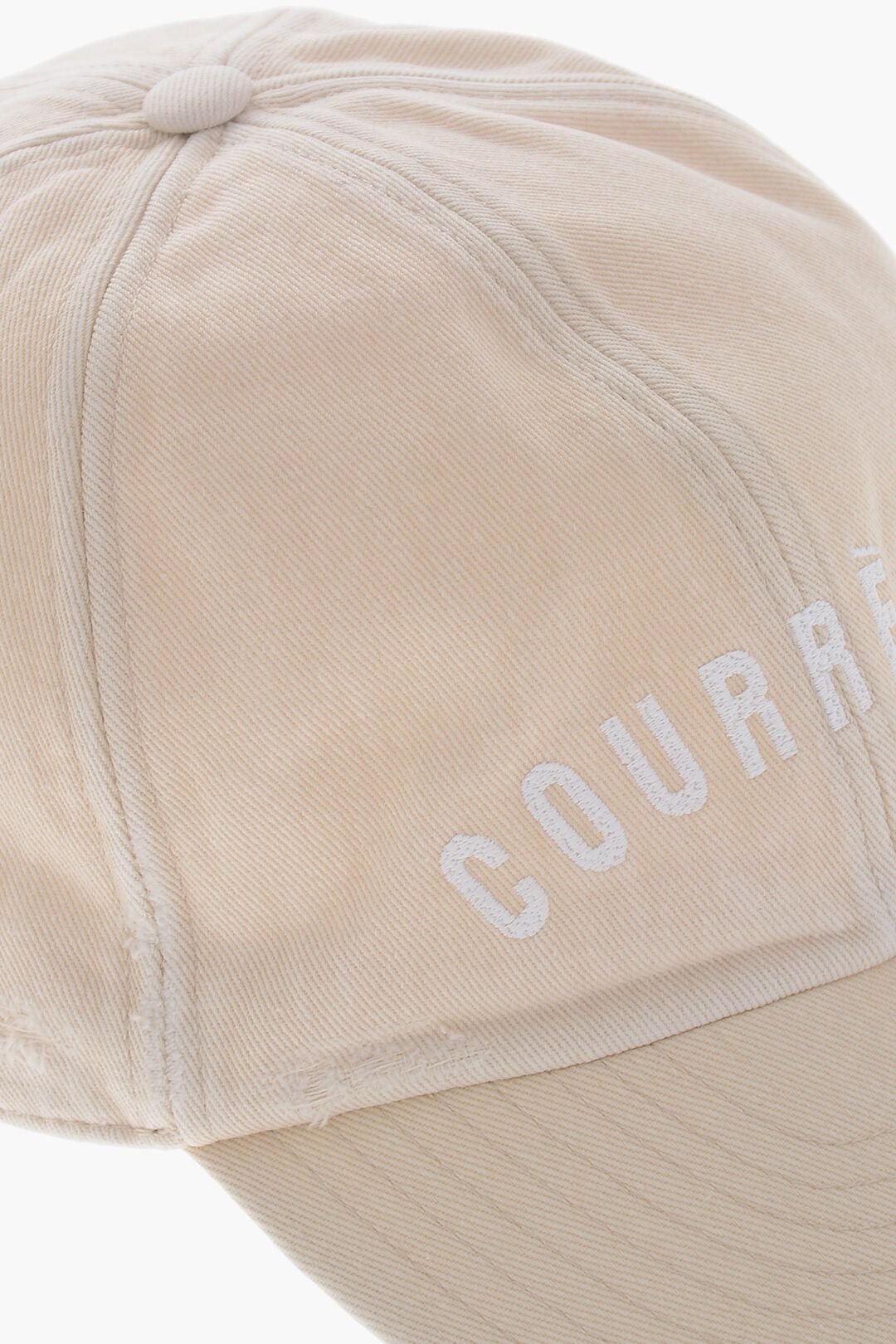 Courreges Canvas Baseball Cap with Embroidered Logo Size ONE SIZE - 2 Thumbnail