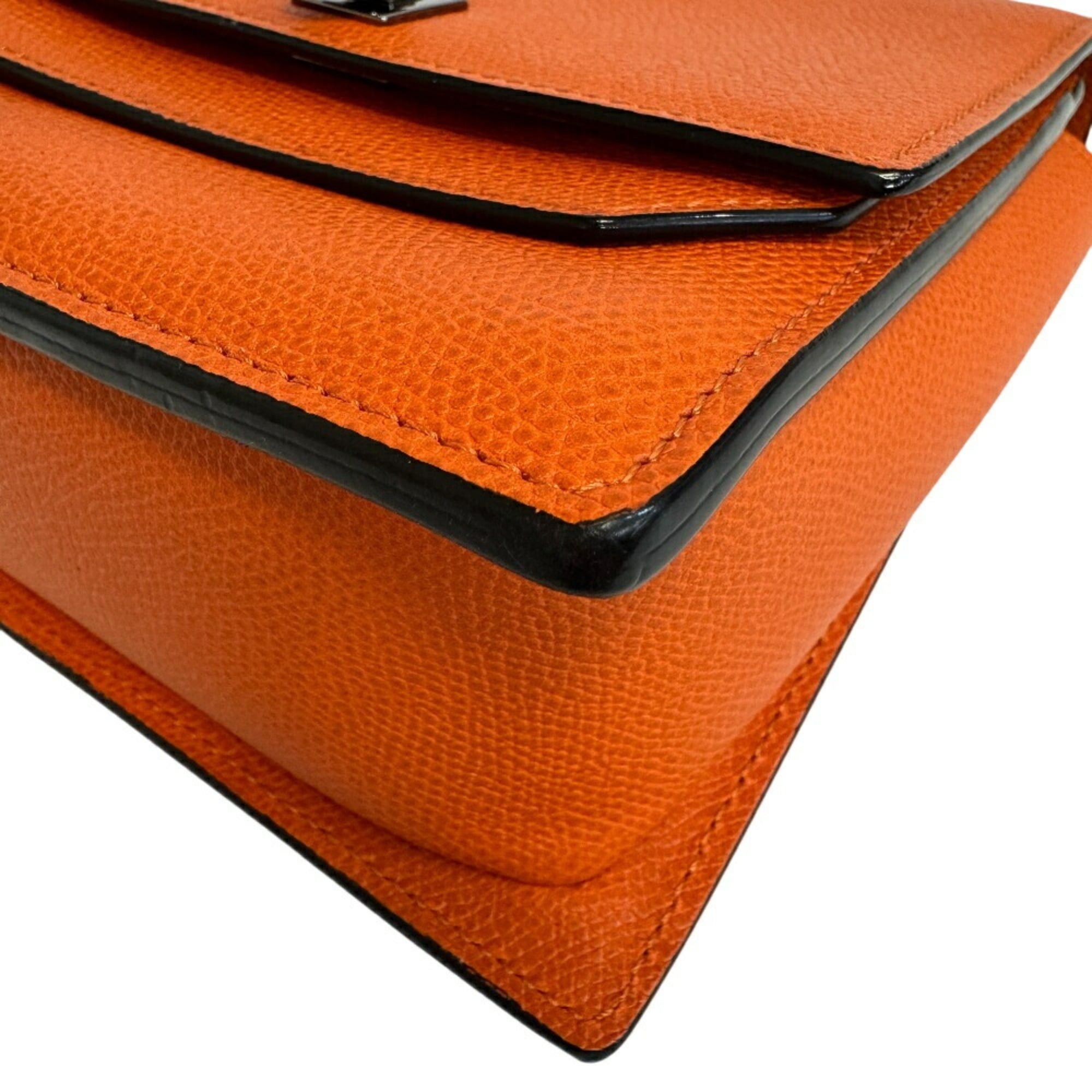 Valextra Valextra Spritzer Small Crossbody Chain Shoulder Bag, Orange, Women's Size ONE SIZE - 5 Thumbnail