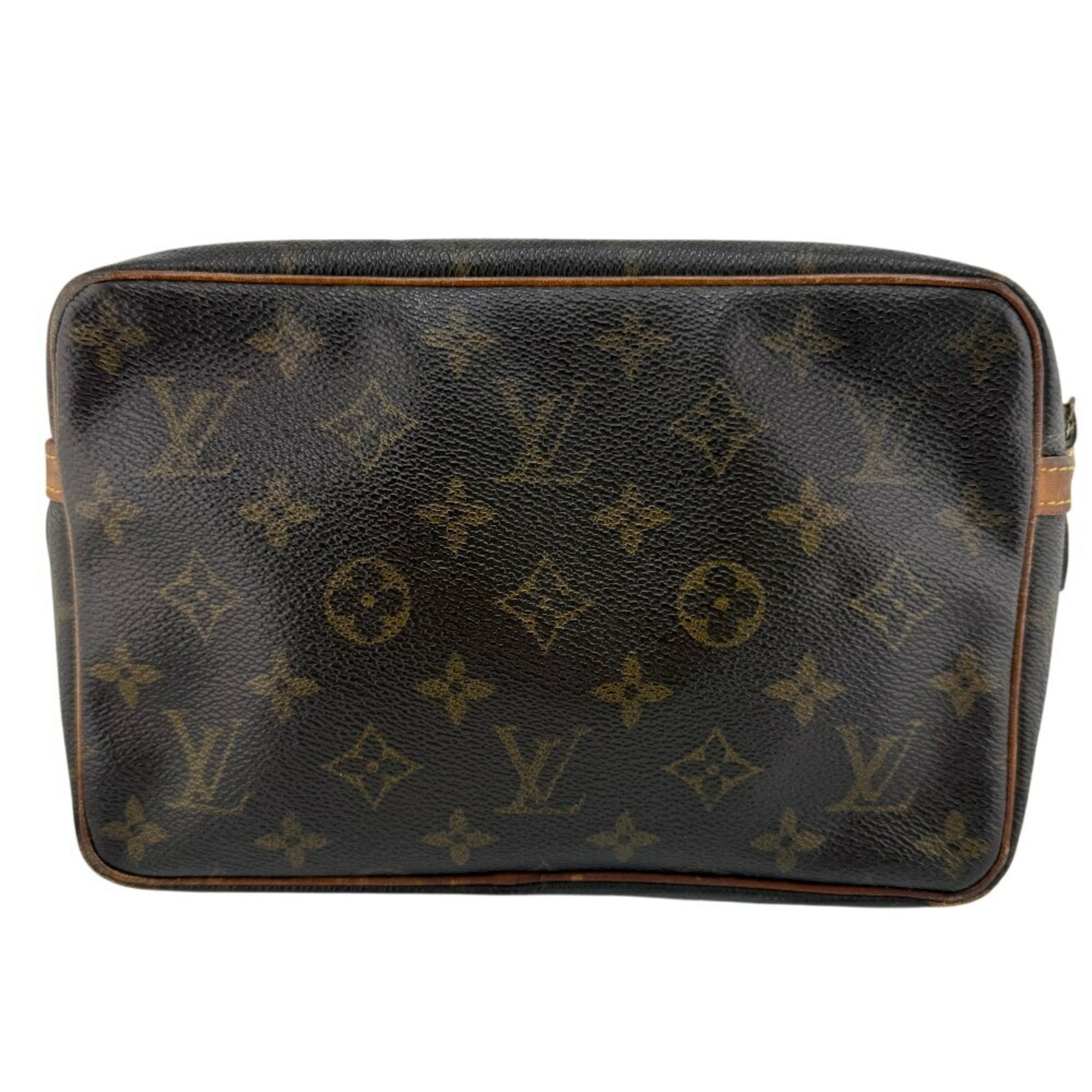 Louis Vuitton LOUIS VUITTON M51847 Compiègne 23 Monogram Clutch Bag, Brown, Unisex Size ONE SIZE - 2 Thumbnail
