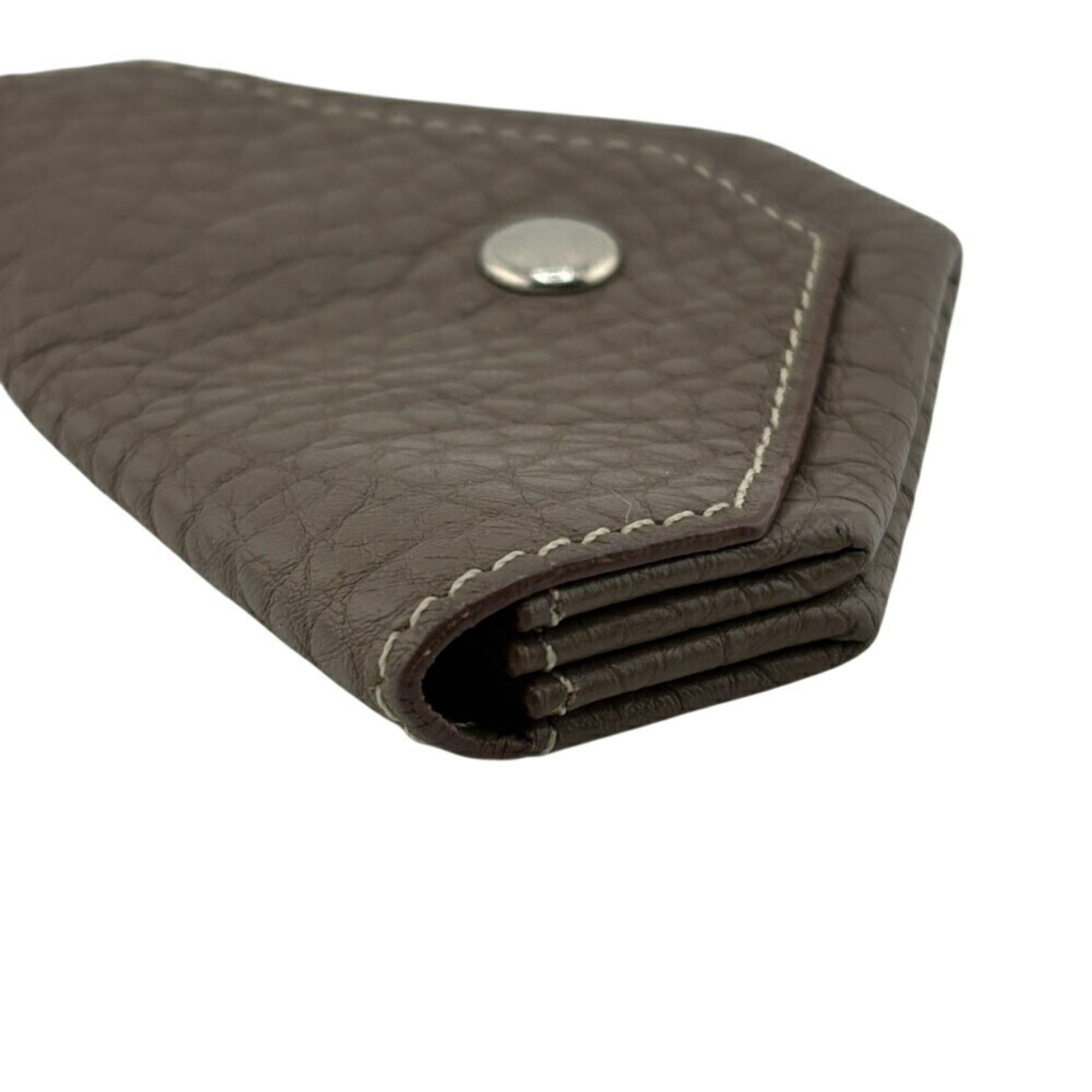 Hermes HERMES Levain Quatre coin purse, grey, unisex Size ONE SIZE - 4 Thumbnail