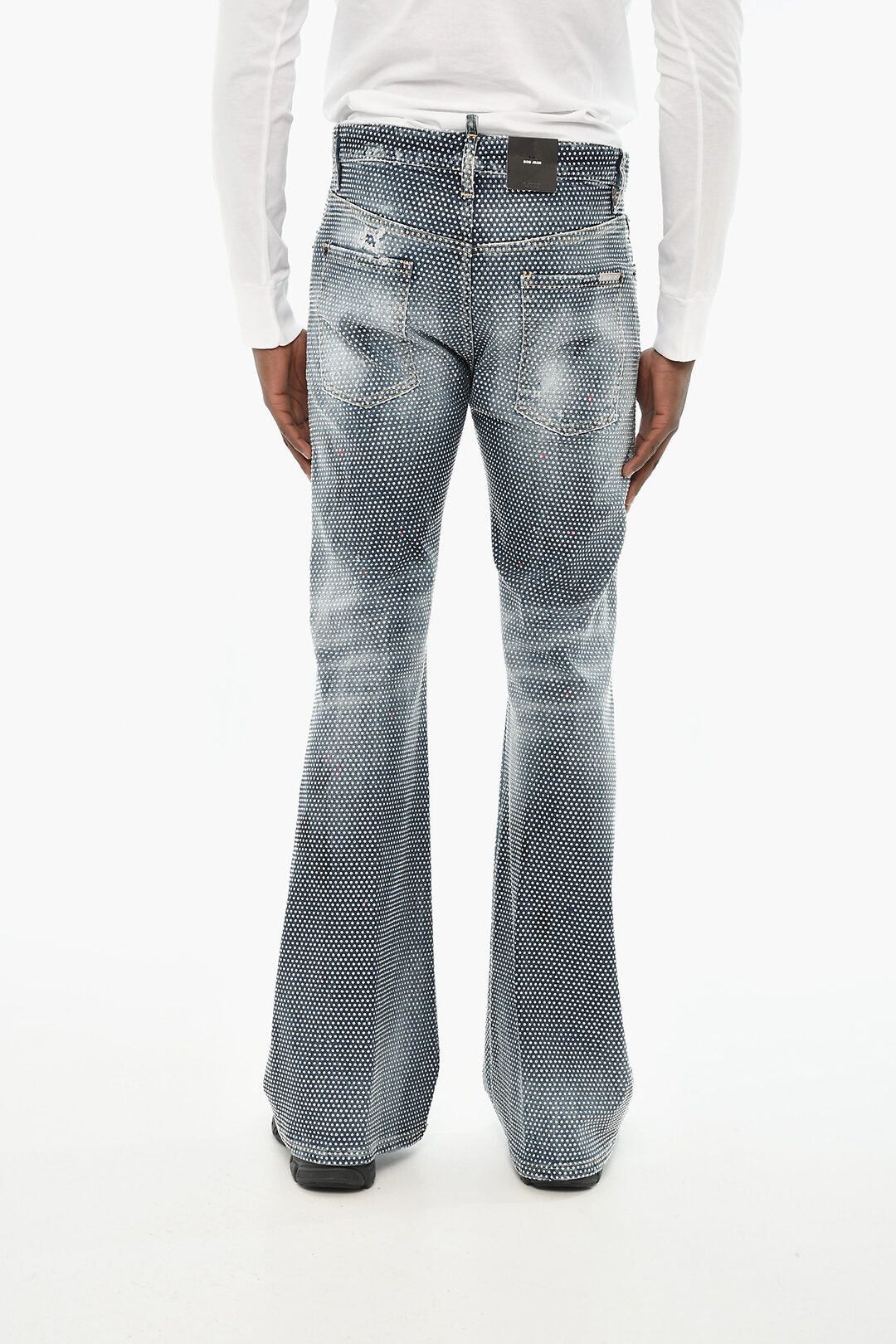 Dsquared2 Distressed Jeans with All-Over Studs Size US 36 / EU 52 - 4 Thumbnail