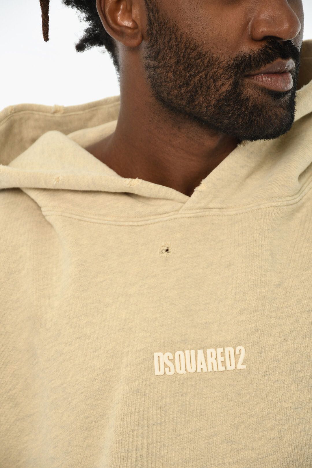 Dsquared2 Vintage-Effect Cotton Hoodie Size US M / EU 48-50 / 2 - 3 Thumbnail