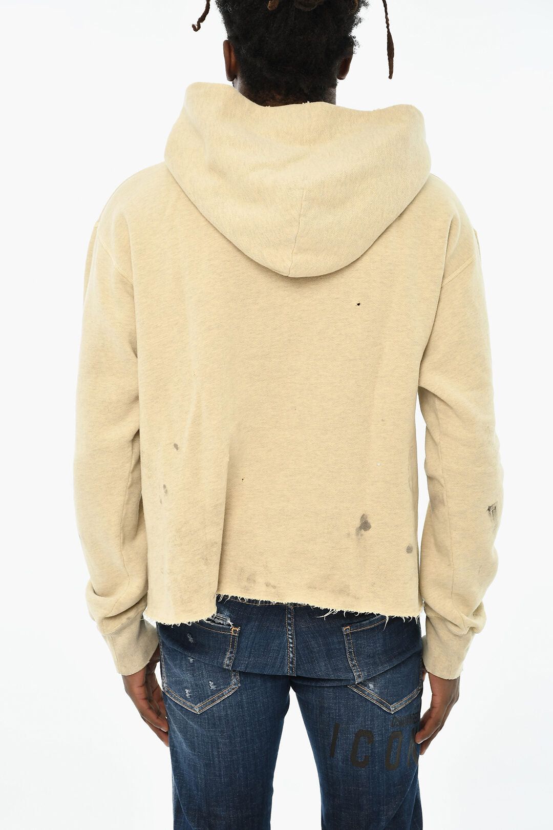 Dsquared2 Vintage-Effect Cotton Hoodie Size US M / EU 48-50 / 2 - 2 Thumbnail