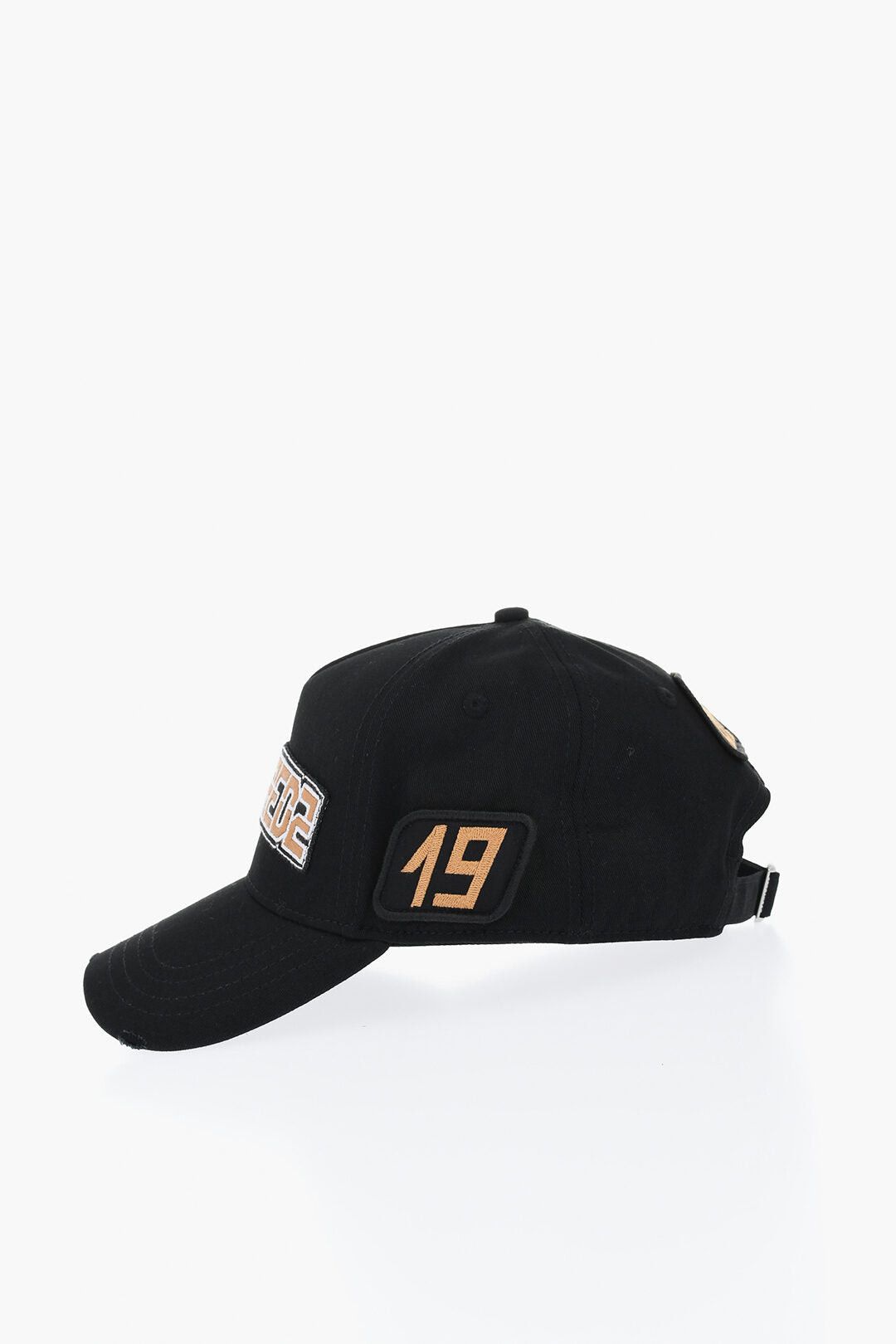 Dsquared2 Cotton Gabardine Baseball Cap with Patches Size ONE SIZE - 2 Thumbnail