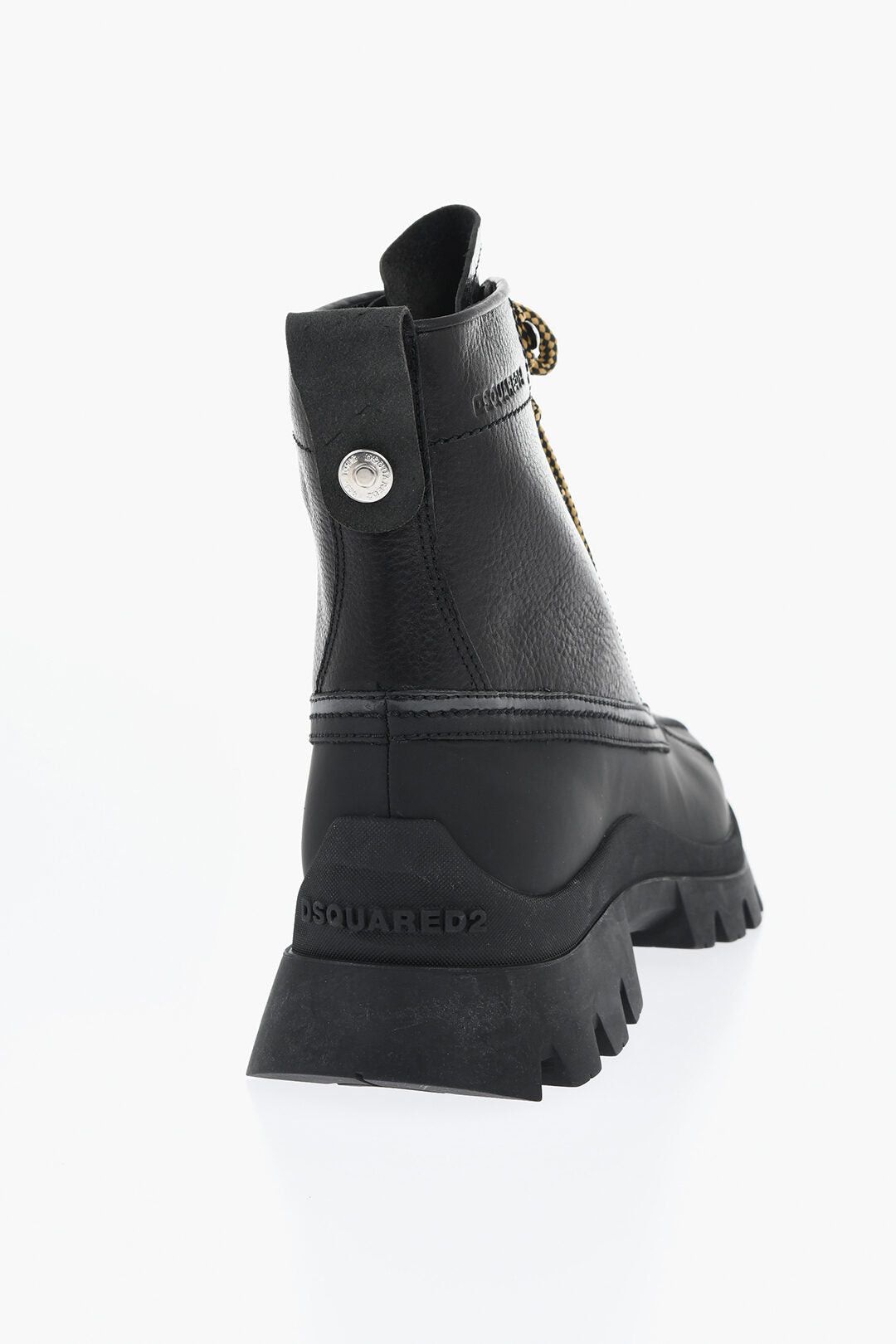 Dsquared2 Anfini Leather Solid-Color with Contrasting Laces Size US 12 / EU 45 - 2 Thumbnail