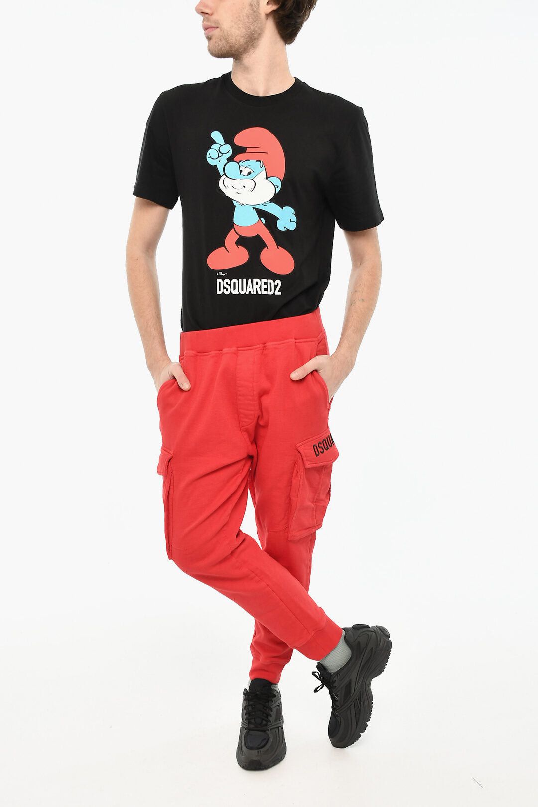 Dsquared2 Lightweight Cotton Joggers with Elastic Waist Size US 31 - 4 Thumbnail