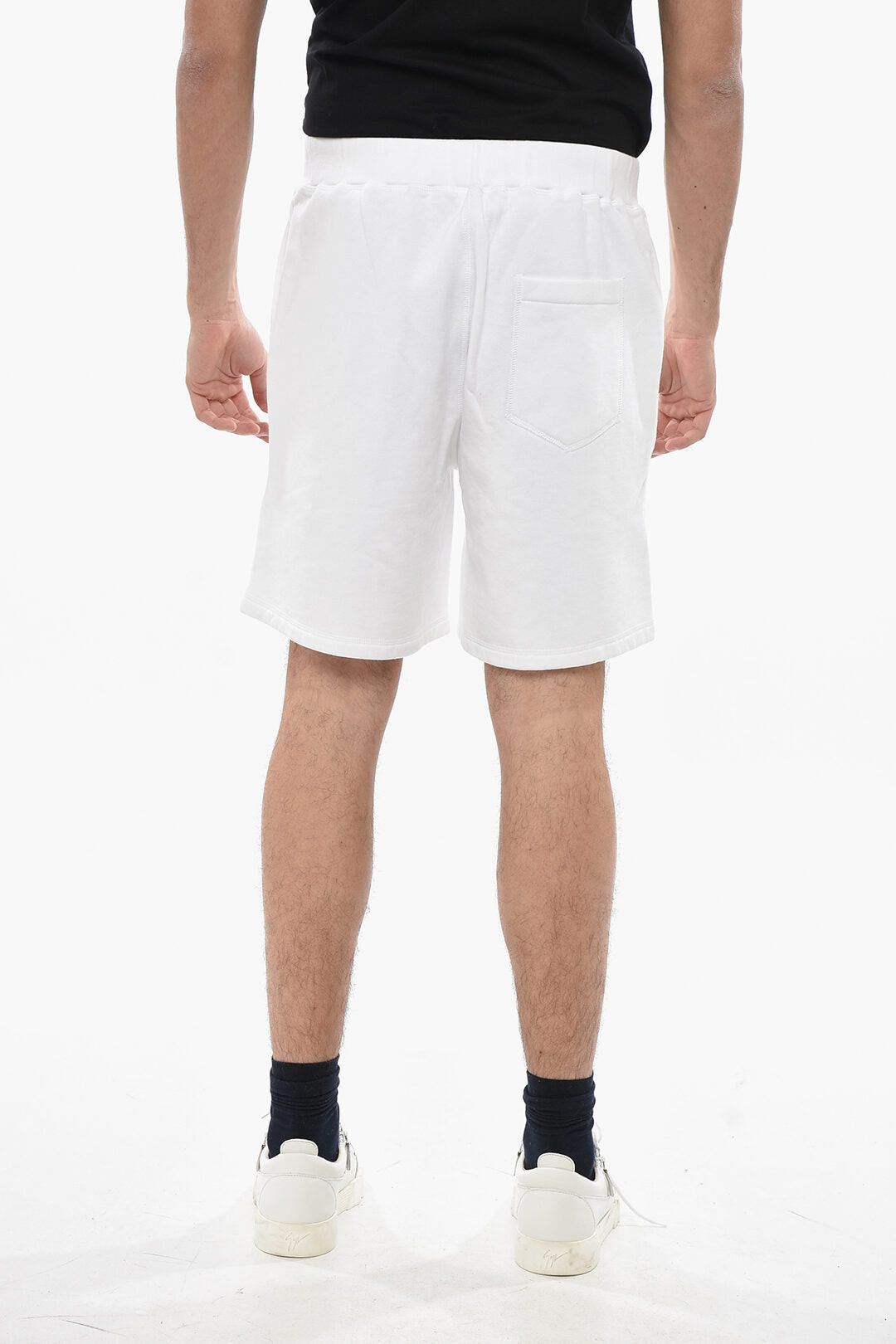 Dsquared2 Brushed Cotton Shorts with Elastic Waist Size US 28 / EU 44 - 2 Thumbnail