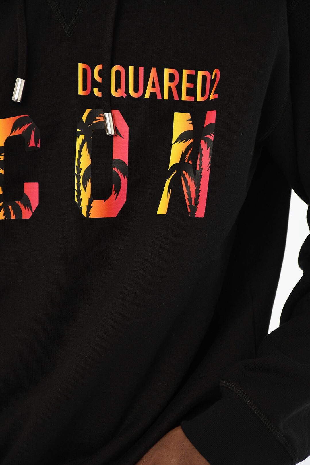Dsquared2 ICON Cotton Hoodie with Front Logo Size US XL / EU 56 / 4 - 3 Thumbnail