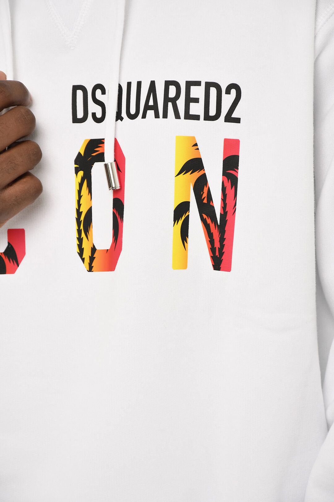 Dsquared2 ICON Cotton Fleece Sweatshirt with Front Print Size US S / EU 44-46 / 1 - 3 Thumbnail