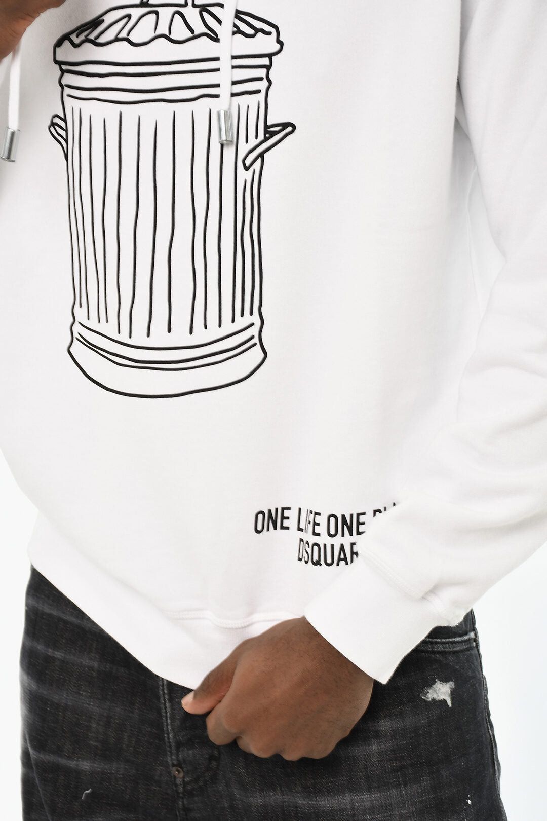 Dsquared2 Cotton Hoodie with Print Size US M / EU 48-50 / 2 - 3 Thumbnail