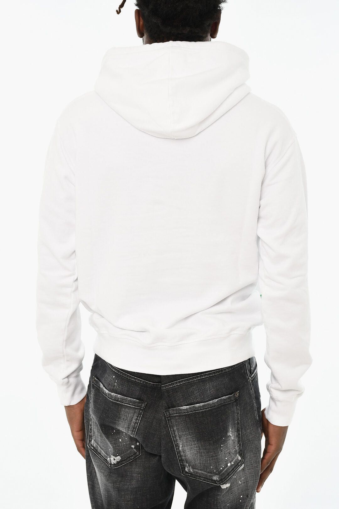Dsquared2 Cotton Hoodie with Print Size US M / EU 48-50 / 2 - 2 Thumbnail