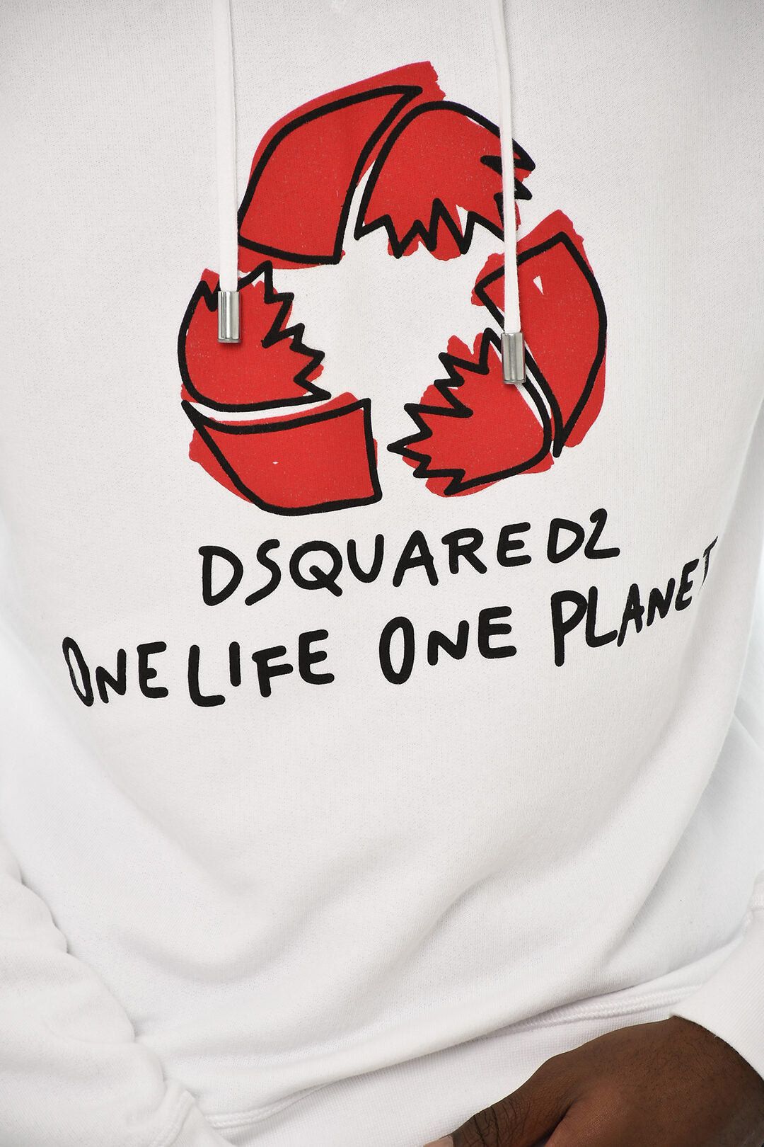 Dsquared2 Cotton Hoodie with Front Logo Size US S / EU 44-46 / 1 - 3 Thumbnail