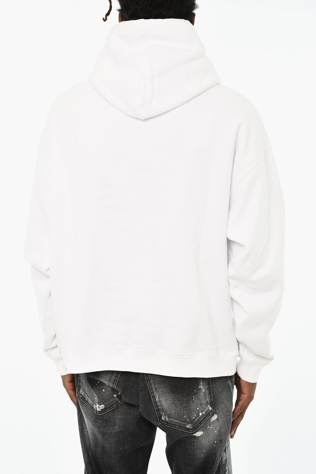 Dsquared2 Cotton Hoodie with Contrast Print Size US M / EU 48-50 / 2 - 2 Thumbnail