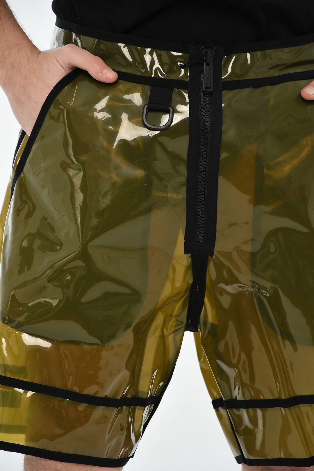 Dsquared2 Transparent PVC Shorts Size US 33 - 3 Thumbnail