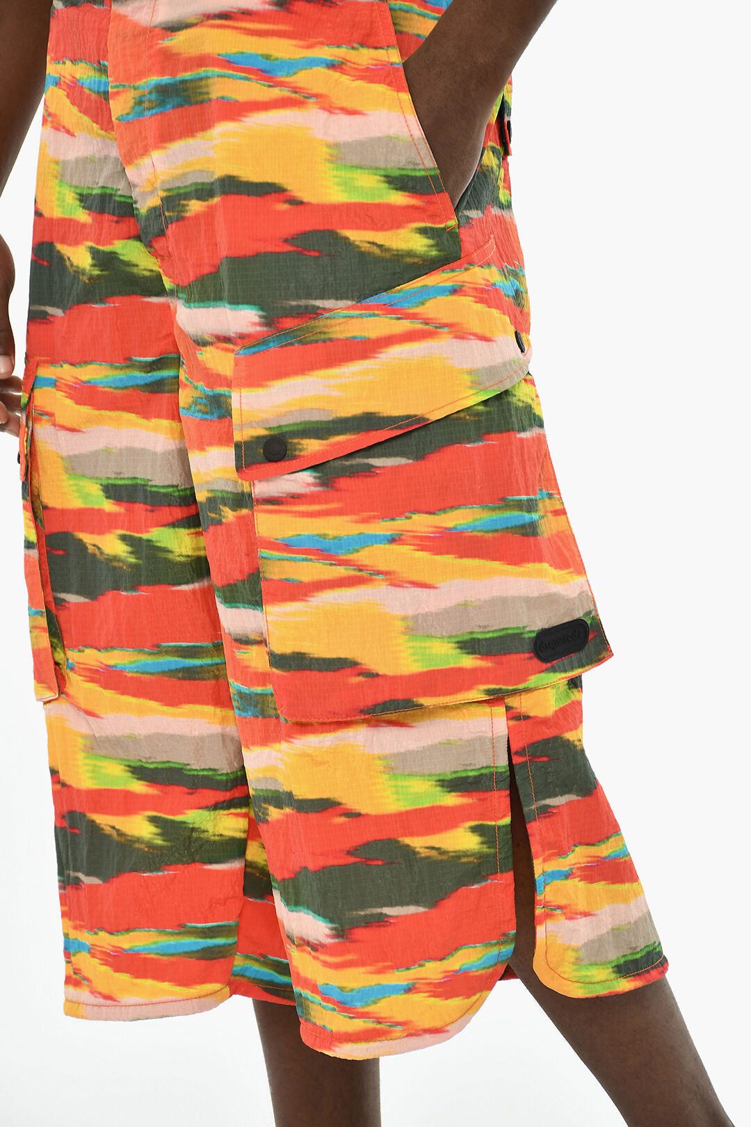 Dsquared2 Multicolour Shorts with Branded Button Size US 34 / EU 50 - 2 Thumbnail