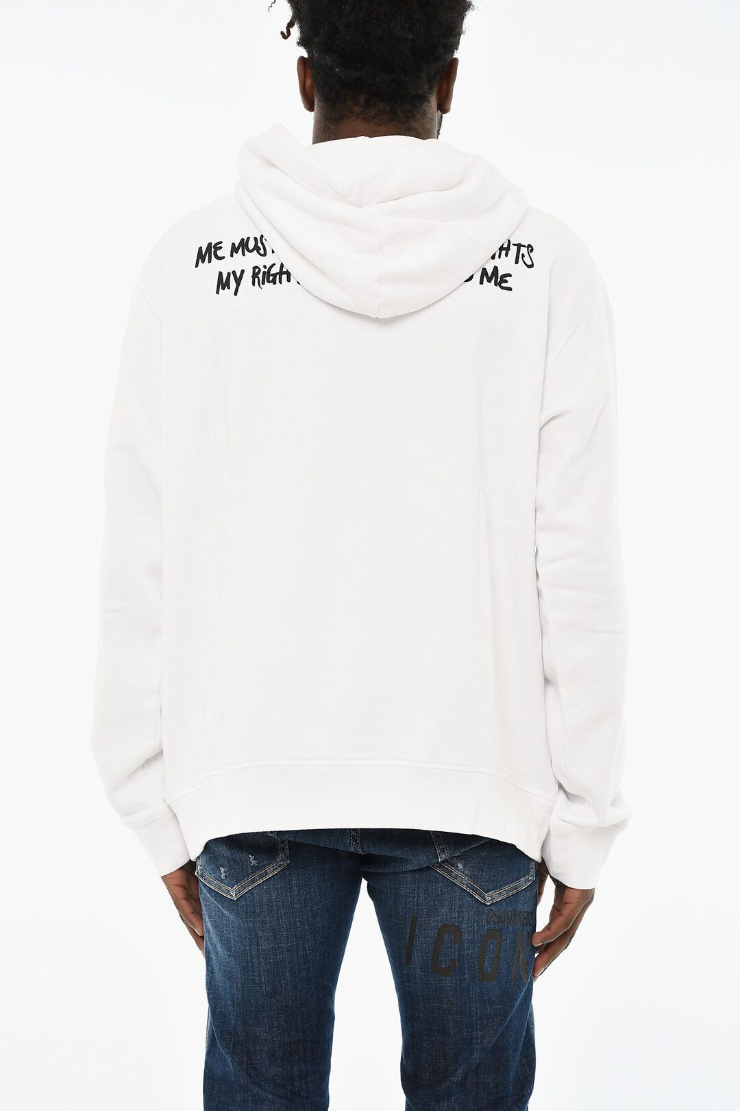 Dsquared2 Cotton Hoodie with Front Print Size US XXL / EU 58 / 5 - 2 Thumbnail
