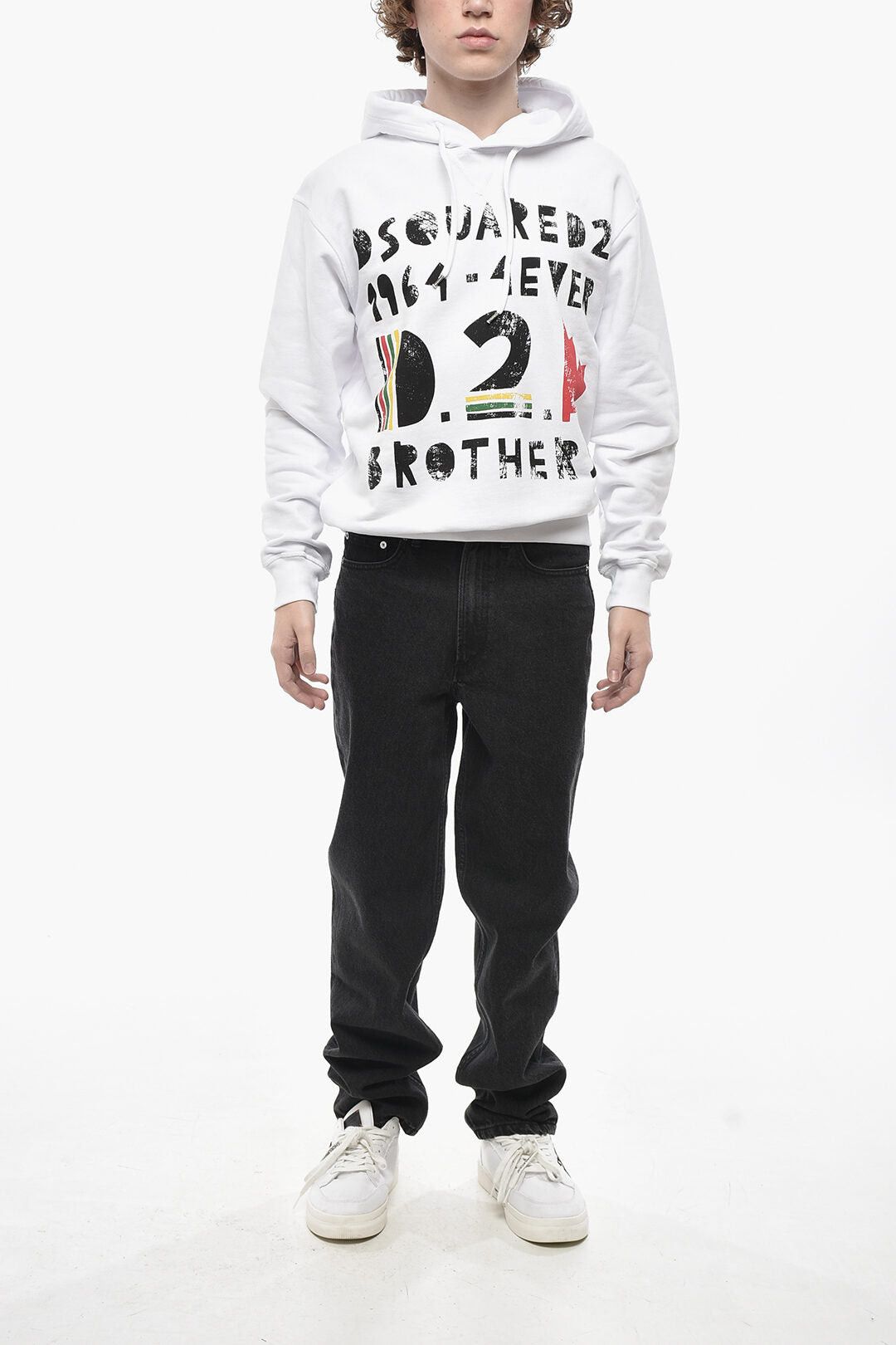 Dsquared2 Brushed Cotton Hoodie 4EVER Size US S / EU 44-46 / 1 - 4 Thumbnail