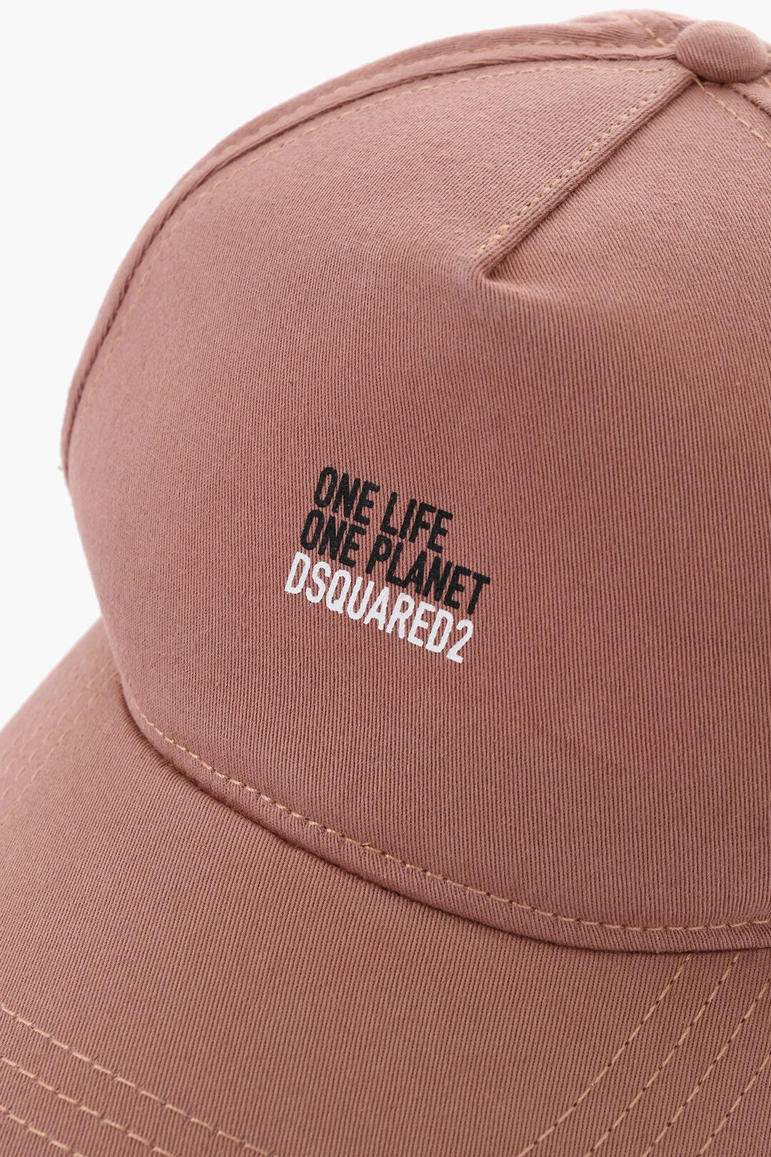 Dsquared2 ONE LIFE ONE PLANET Organic Cotton Baseball Cap with Print Size ONE SIZE - 3 Thumbnail