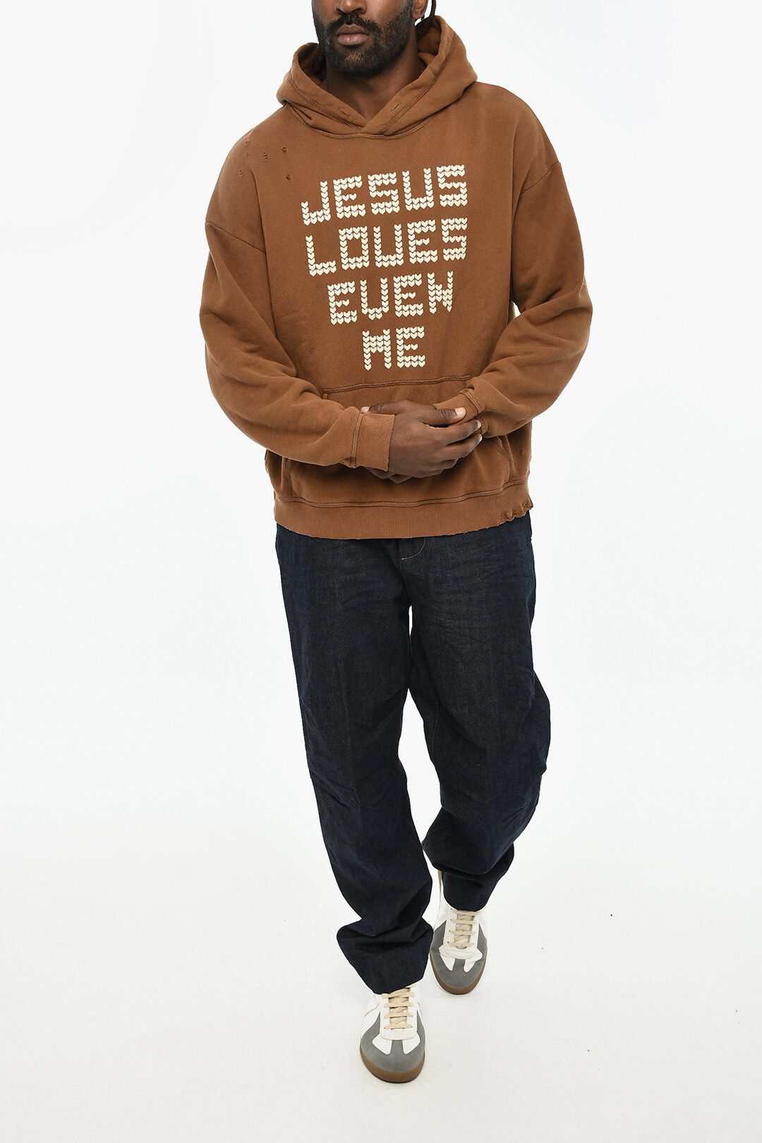 Dsquared2 Cotton Hoodie with Raised Front Embroidery Size US M / EU 48-50 / 2 - 4 Thumbnail