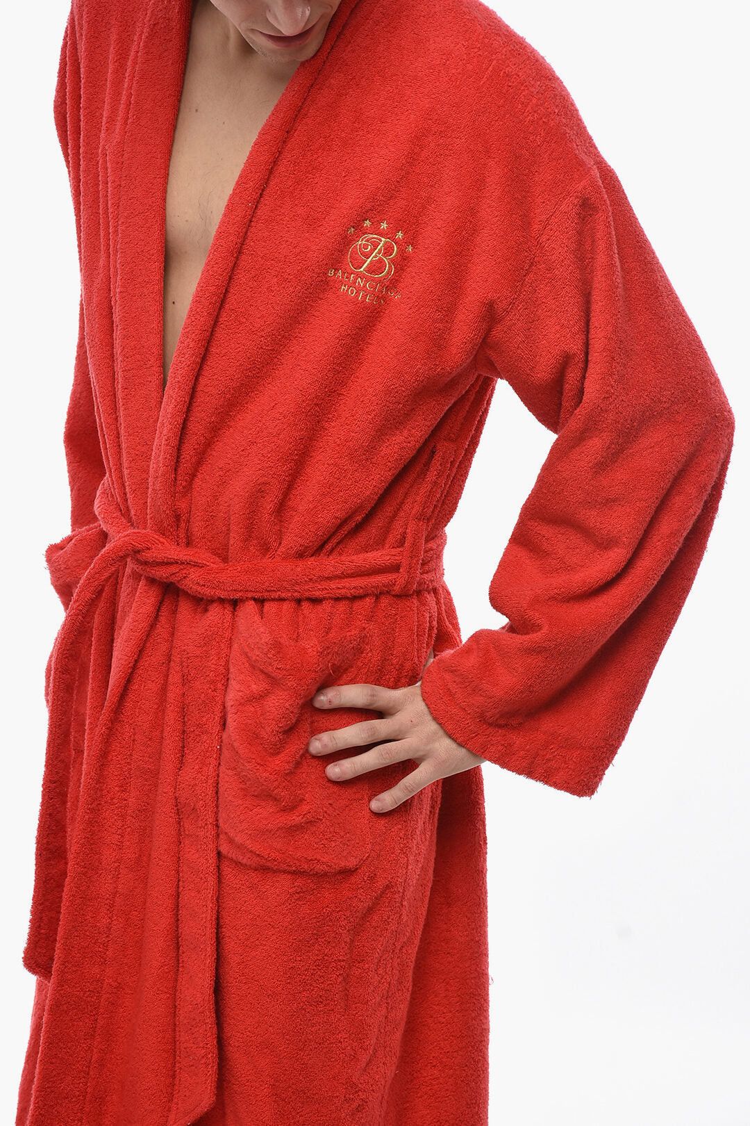 Balenciaga Terry Bathrobe BALENCIAGA HOTELS with Embroidery Size ONE SIZE - 4 Thumbnail