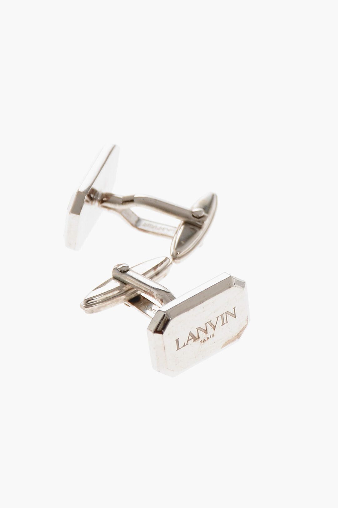 Lanvin Logo Cufflinks with Silver Finish Size ONE SIZE - 3 Thumbnail