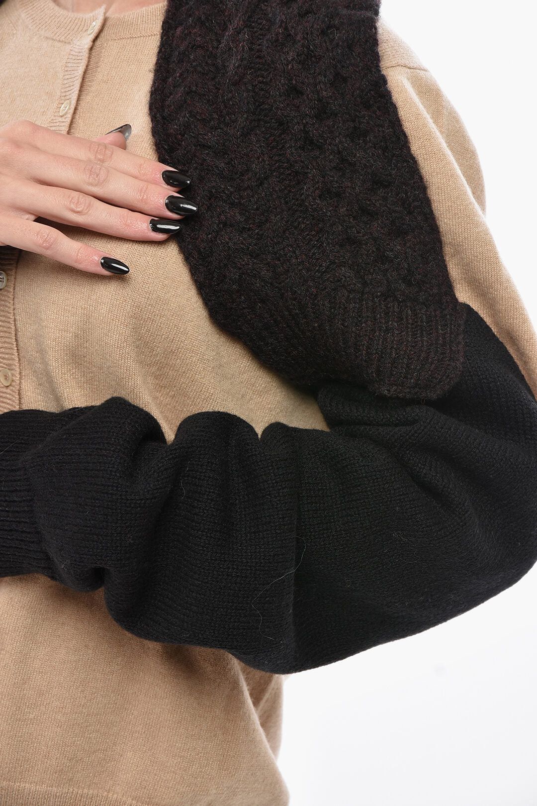 Fendi Wool Cable Knit Shrug Size M / US 6-8 / IT 42-44 - 3 Thumbnail