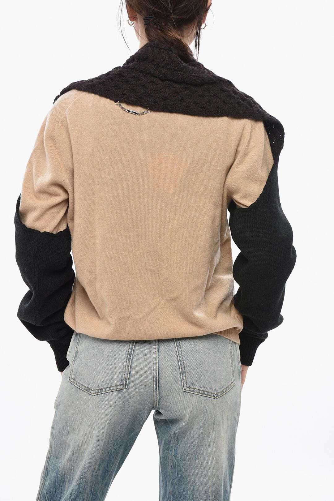 Fendi Wool Cable Knit Shrug Size XS / US 0-2 / IT 36-38 - 2 Thumbnail
