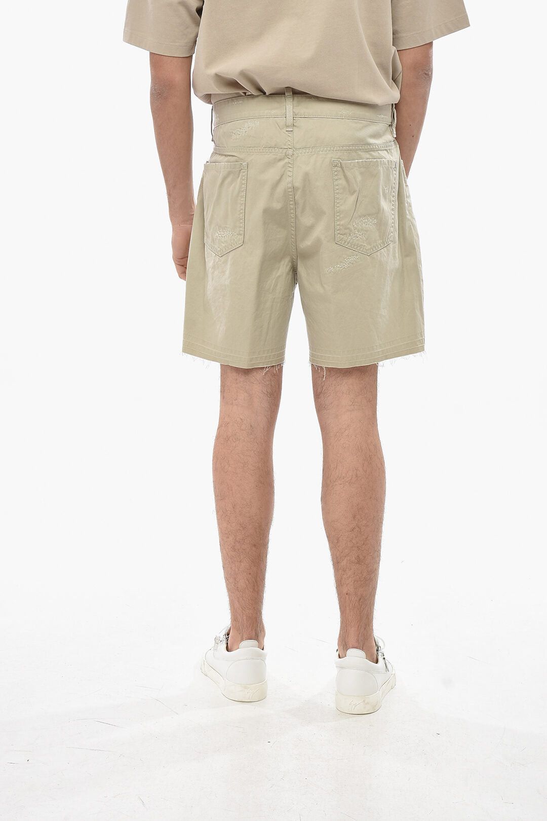 Dsquared2 Cotton Shorts with Distressed Effect Size US 34 / EU 50 - 2 Thumbnail