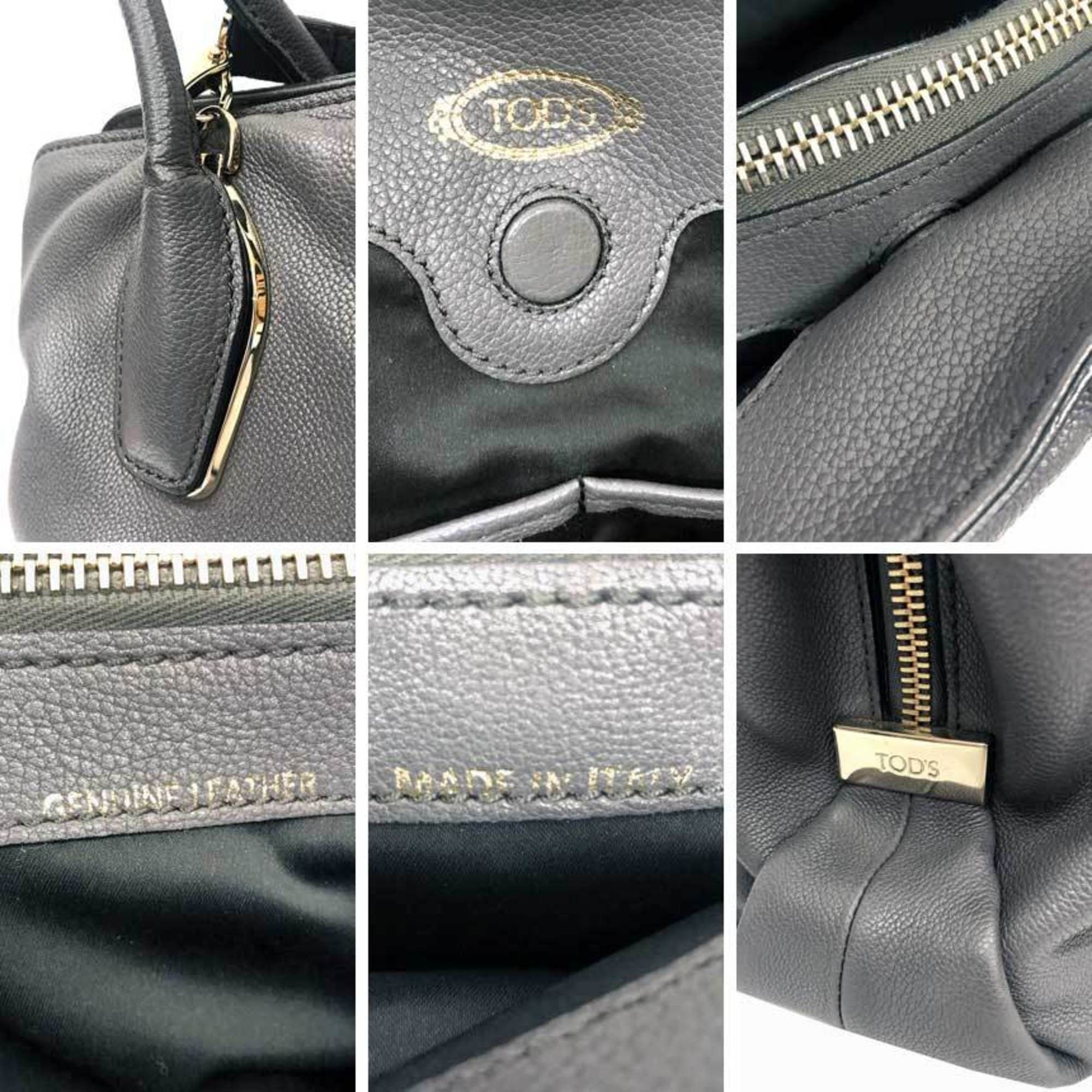Tod's TOD'S D-BOW Shoulder Bag/Handbag in Grey Leather Size ONE SIZE - 3 Thumbnail
