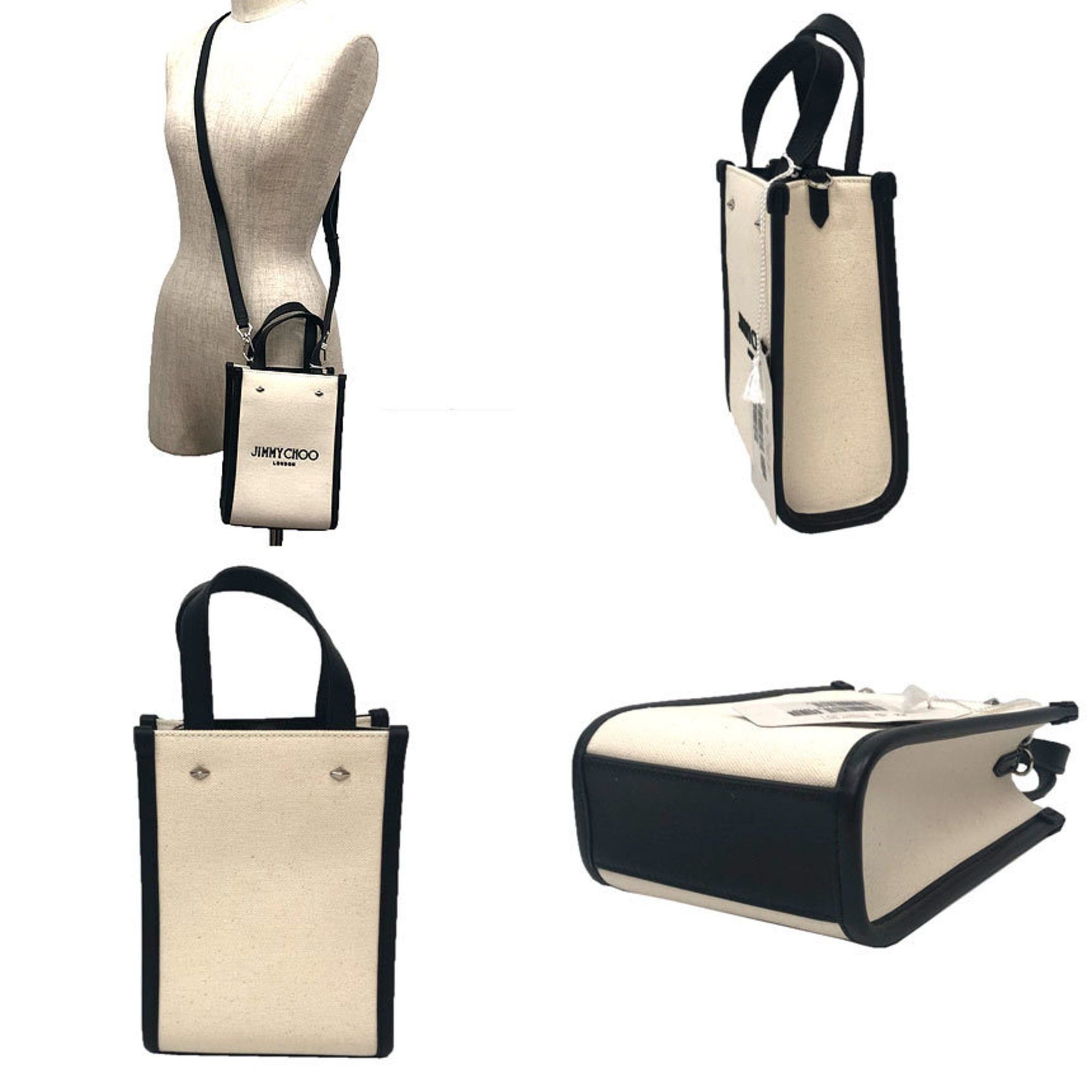 Jimmy Choo JIMMY CHOO Mini N/S Tote Bag, Shoulder Crossbody MINI N S TOTE CZM232, J000160695001, Women's Size ONE SIZE - 2 Thumbnail