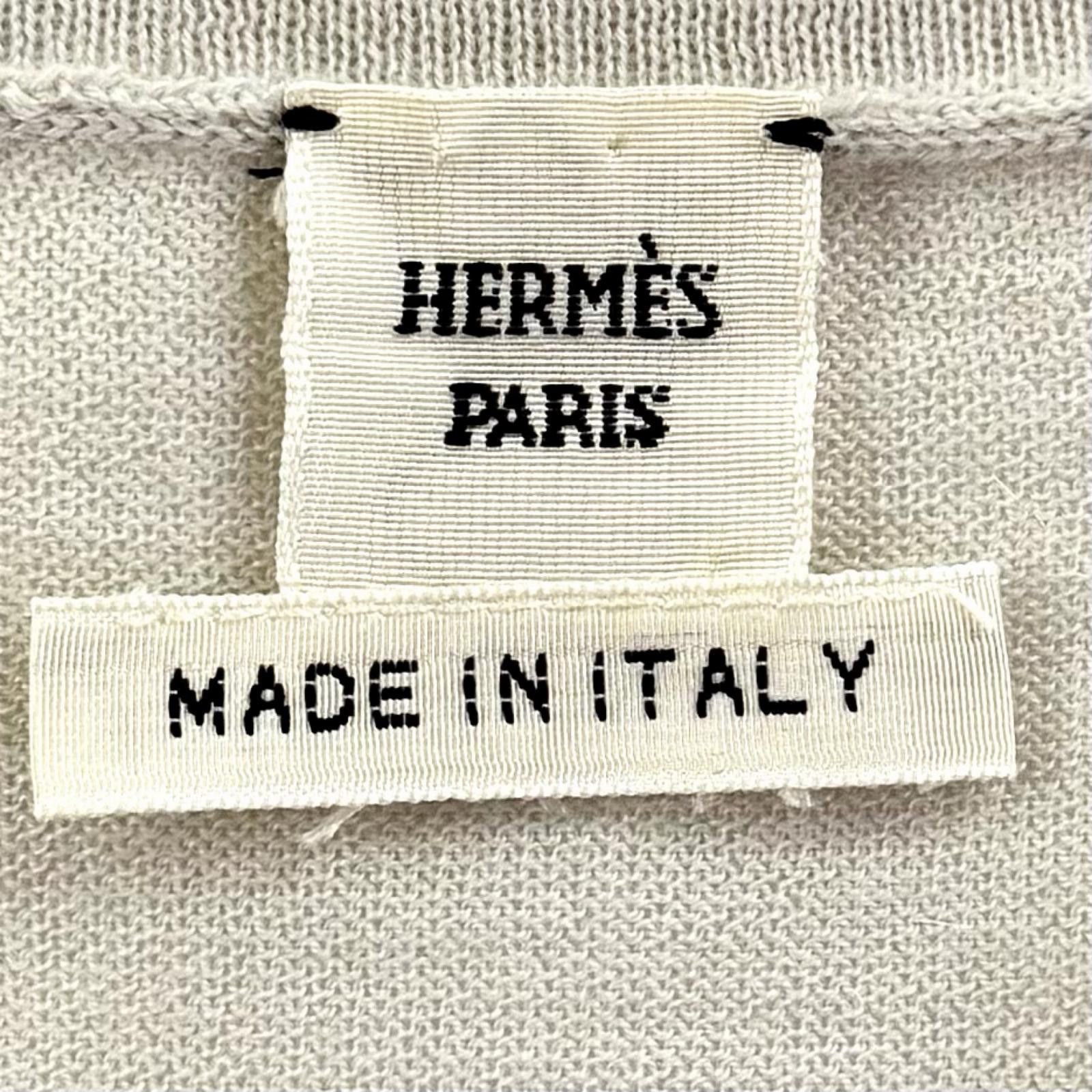 Hermes Hermes Hermès38 Cashmere Knit Top Textile Tops DUTY FREE for USA Size ONE SIZE - 6 Thumbnail