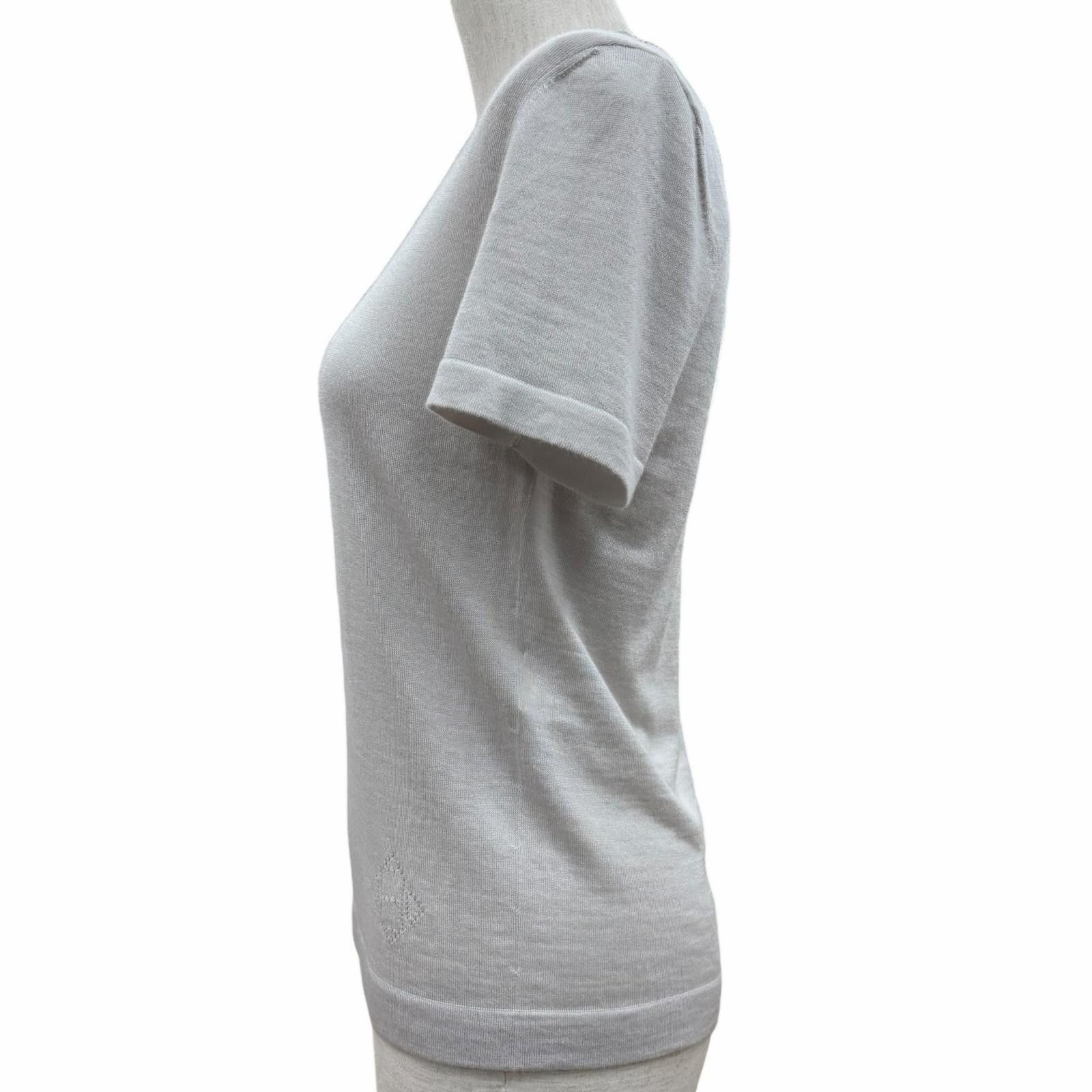 Hermes Hermes Hermès38 Cashmere Knit Top Textile Tops DUTY FREE for USA Size ONE SIZE - 2 Thumbnail