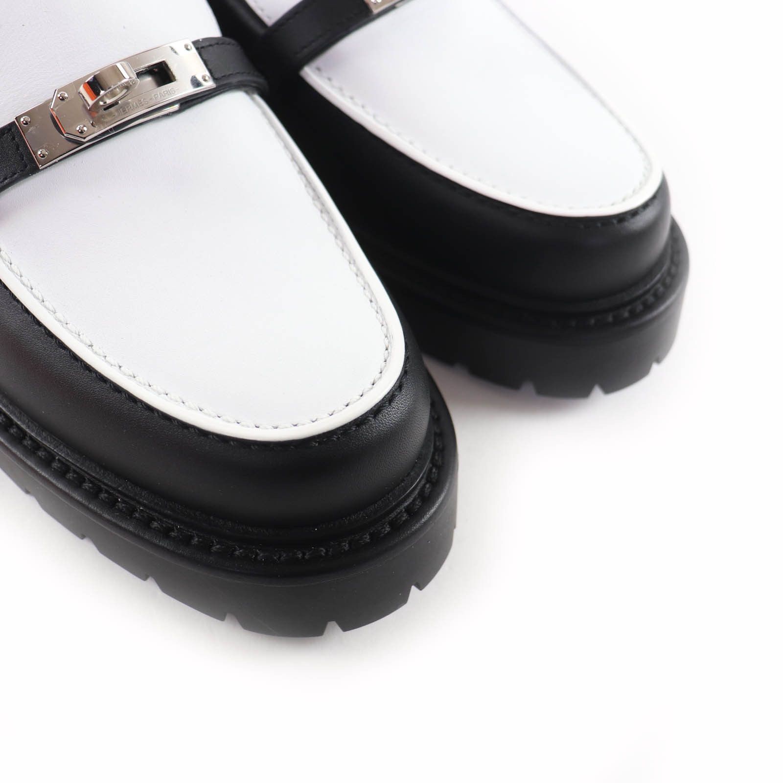 Hermes Hermes Hermès 37.5 Leather Loafers Leather Shoes DUTY FREE for USA Size ONE SIZE - 8 Thumbnail