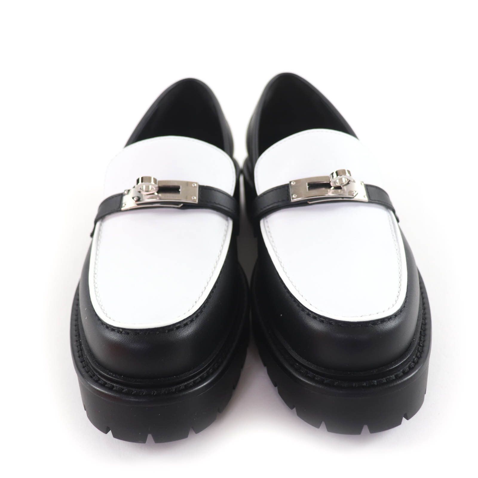 Hermes Hermes Hermès 37.5 Leather Loafers Leather Shoes DUTY FREE for USA Size ONE SIZE - 4 Thumbnail