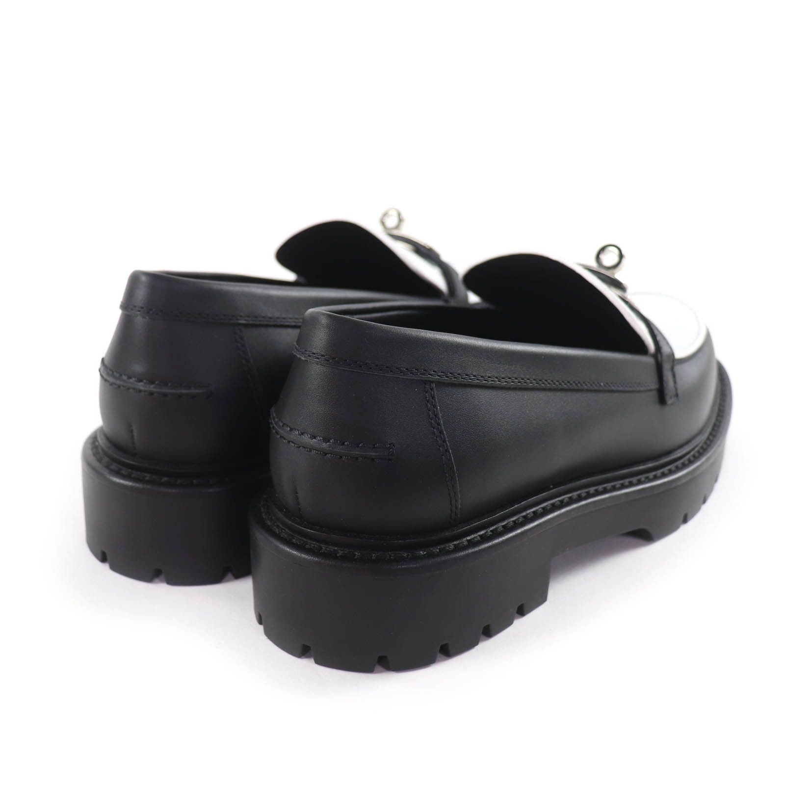 Hermes Hermes Hermès 37.5 Leather Loafers Leather Shoes DUTY FREE for USA Size ONE SIZE - 3 Thumbnail