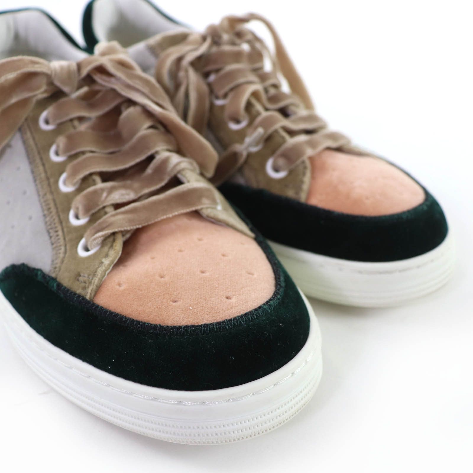 Chanel Chanel CHANEL Velvet Sneakers Textile Shoes G36295 DUTY FREE for USA Size ONE SIZE - 7 Thumbnail